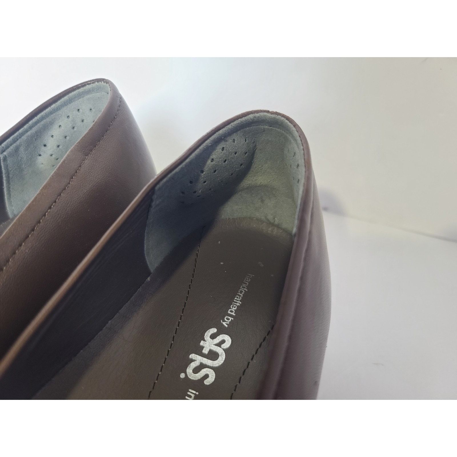 SAS SAS Womens Solid Brown Leather Comfort Regina Pumps US 11 M Size US 11 / IT 41 - 6 Thumbnail