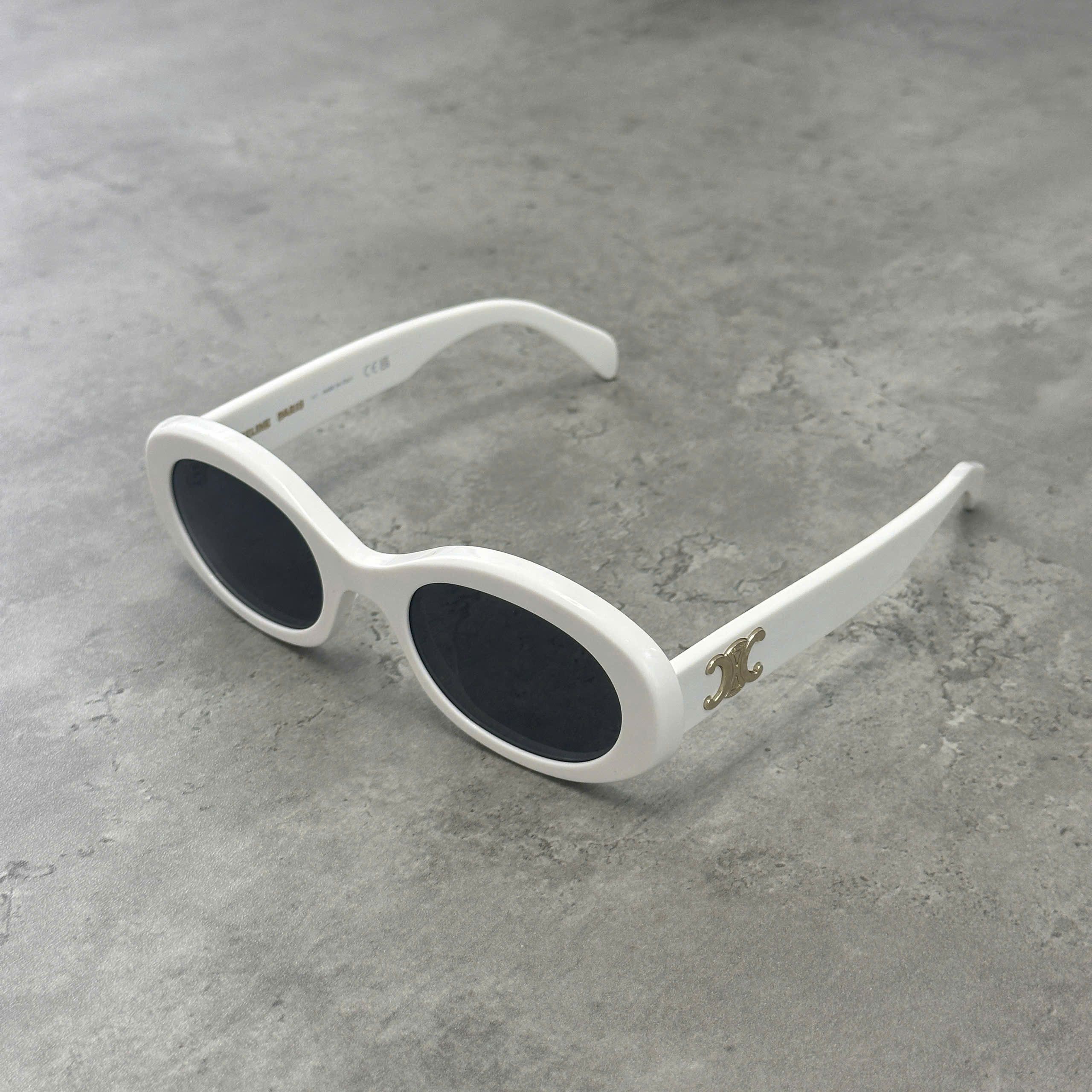 Celine CELINE Oval Sunglasses WHITE Size ONE SIZE - 1 Thumbnail