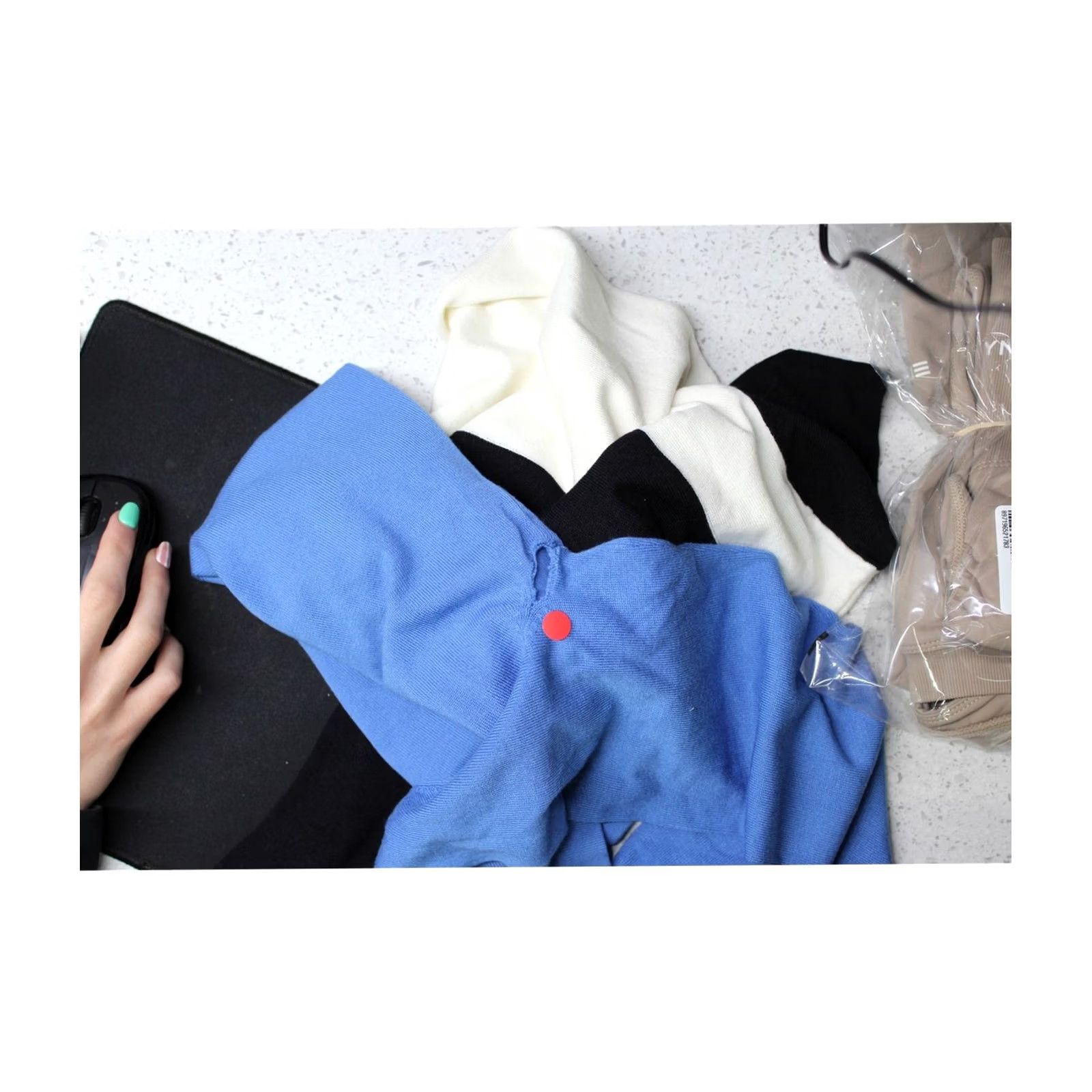 Alfani Alfani Womens Vertical Colorblock Basic T-Shirt, navy, M Size M / US 6-8 / IT 42-44 - 2 Thumbnail