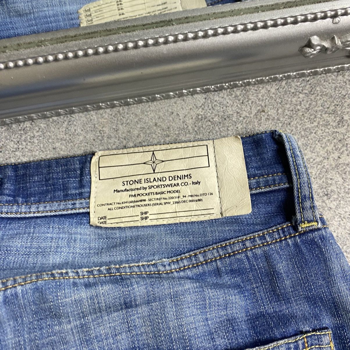 Stone Island Vintage Stone Island Jeans Denim Pants Rare S.I Denims Size US 34 / EU 50 - 5 Thumbnail
