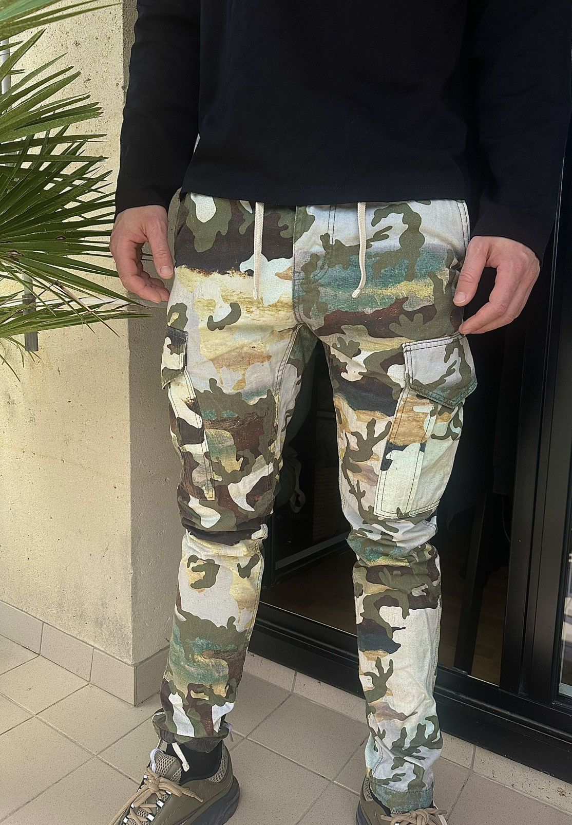 Purple Brand PANTALON CARGO CAMO Size US 30 / EU 46 - 1 Thumbnail