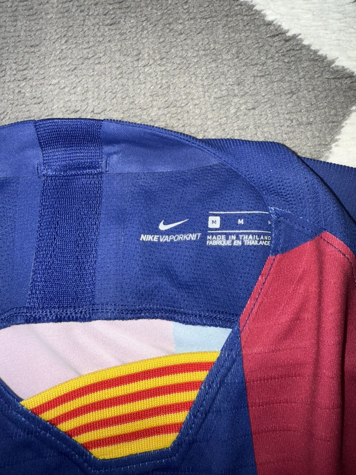Nike Nike FC Barcelona 2019/20 Home Player Issue Soccer Jersey Size US M / EU 48-50 / 2 - 10 Thumbnail