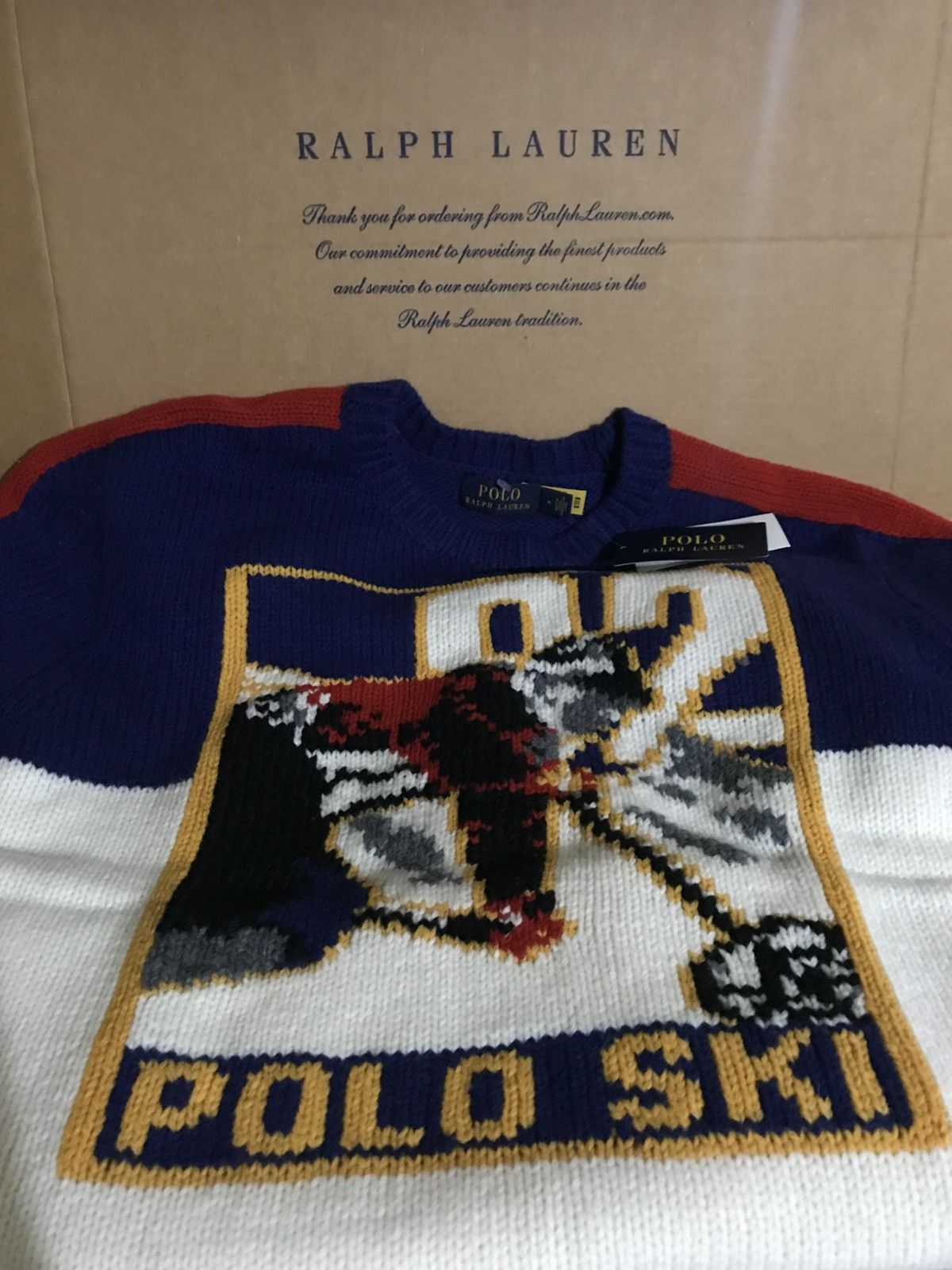 Polo Ralph Lauren Polo by Ralph Lauren Polo Ski Knit Sweater Size M Size US M / EU 48-50 / 2 - 1 Thumbnail