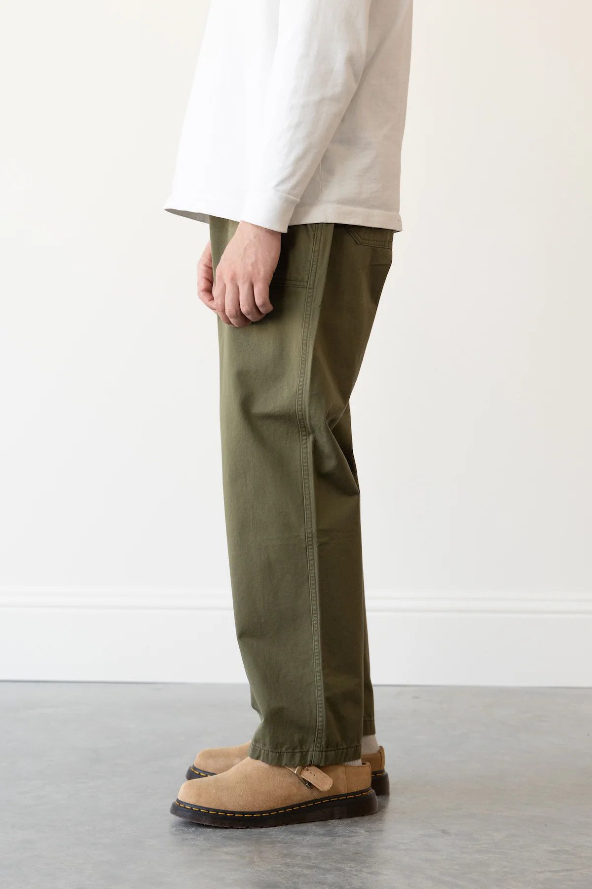 Men's 4-Way Stretch Chino Slim Pants Inseam 76cm | MUJI USA