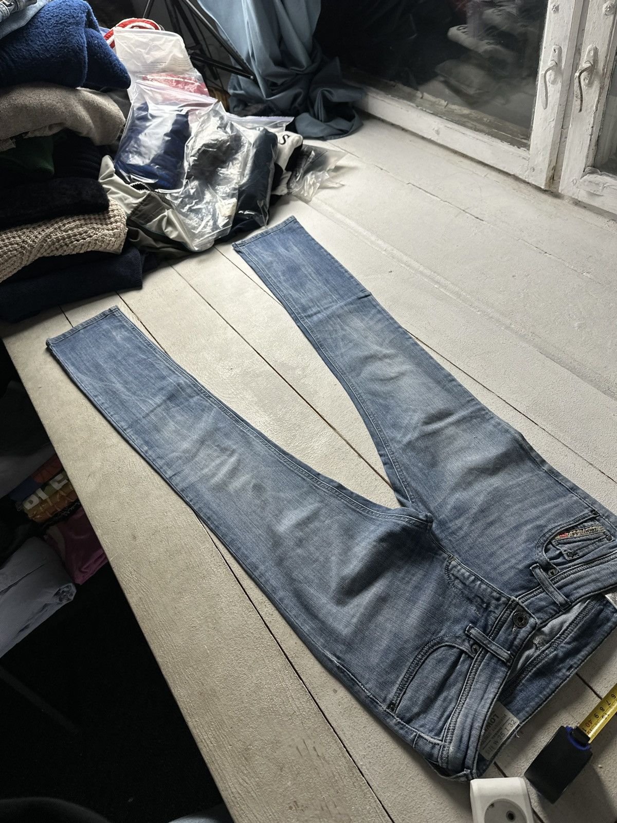 Diesel 🚨Gothic Diesel Regular Slim relax Flared Jeans Womens Size 26" / US 2 / IT 38 - 2 Thumbnail