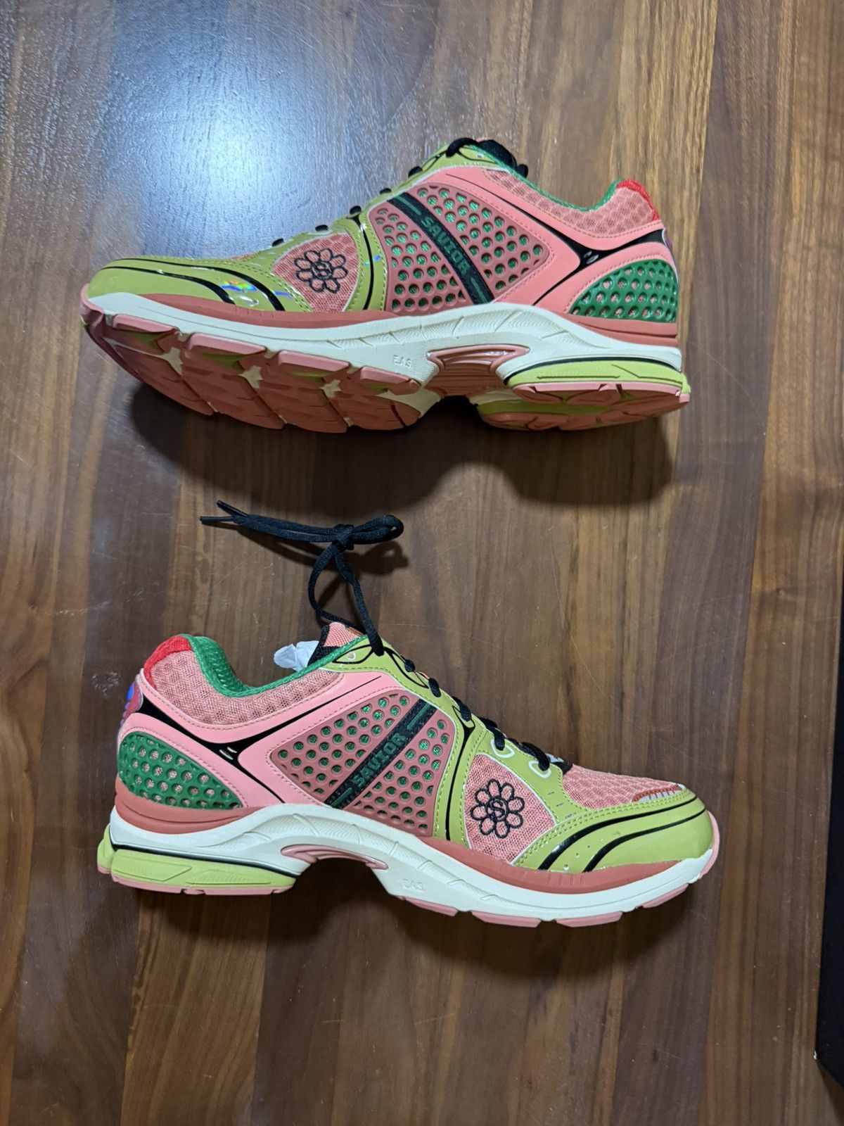 Saucony SAUCONY X JAE TIPS PROGRID TRIUMPH 4 'Peach/Leaf' Size 11 Size US 11 / EU 44 - 3 Thumbnail