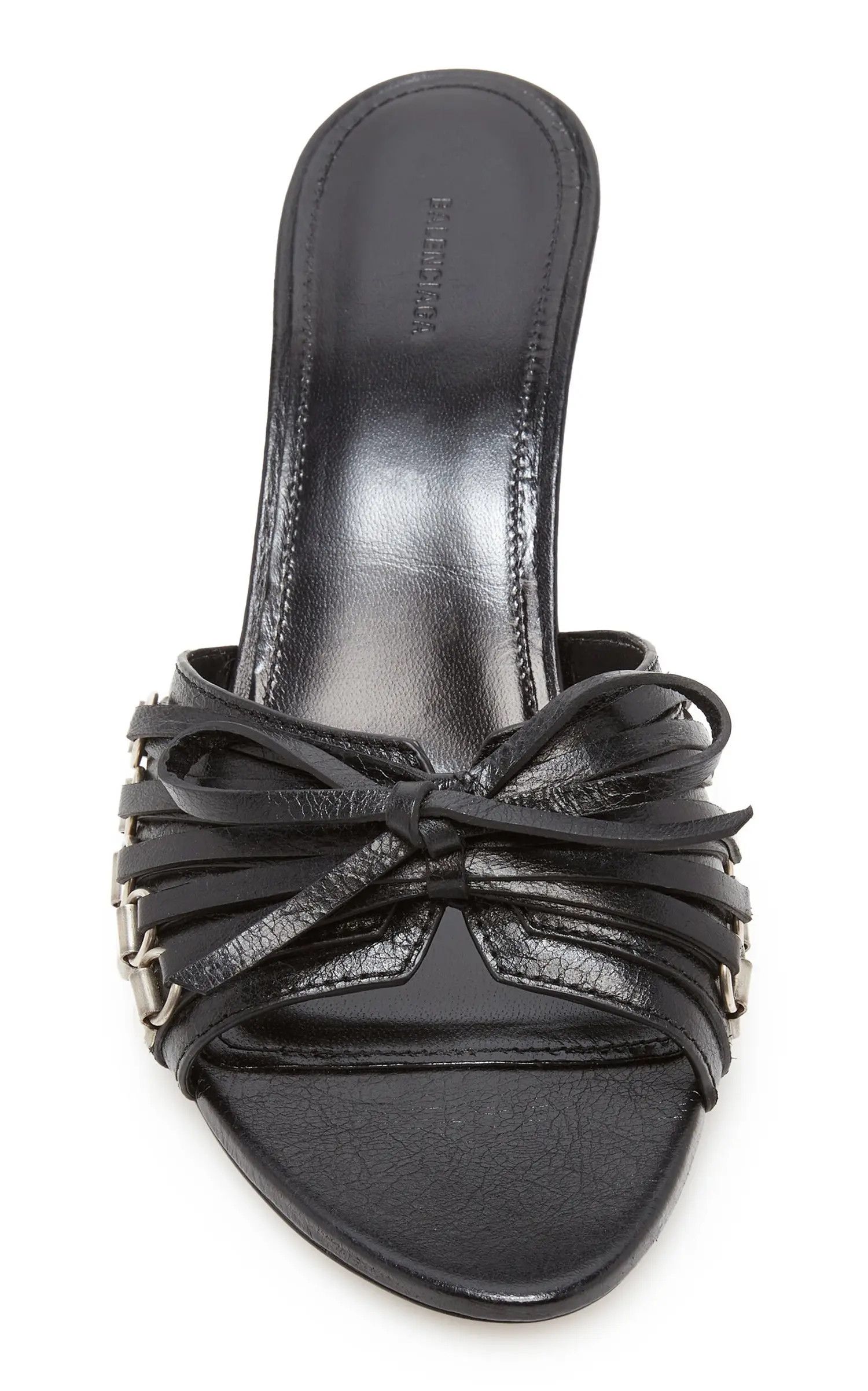 Balenciaga o1srvl11e0426 Cagole Sandals With Corset in Black Size US 10 / IT 40 - 5 Thumbnail
