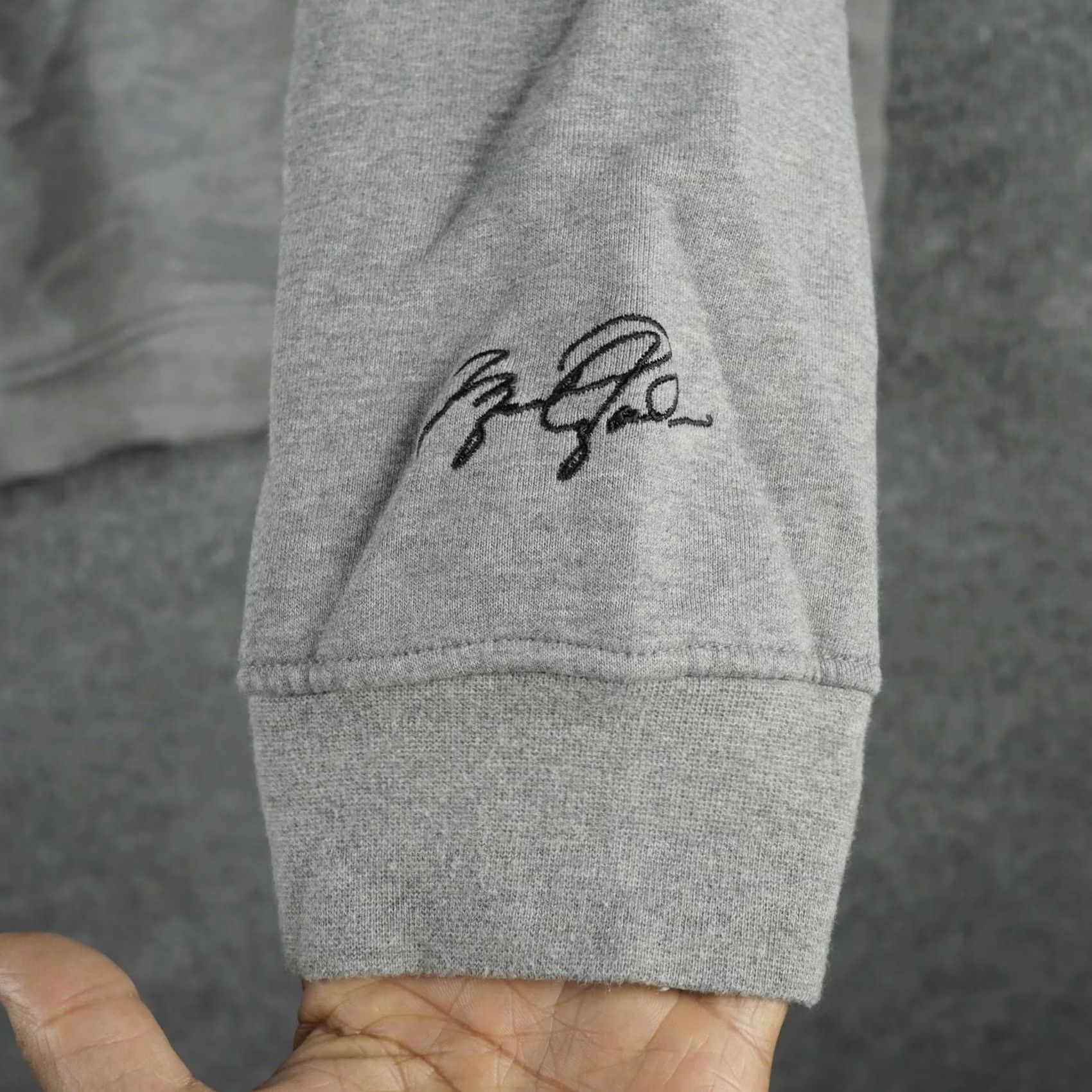 Jordan Brand Jordan Hoodie Mens 3XL Gray Fleece Pullover Jumpman Logo Sweatshirt DA9818-091 Size US XXL / EU 58 / 5 - 3 Thumbnail