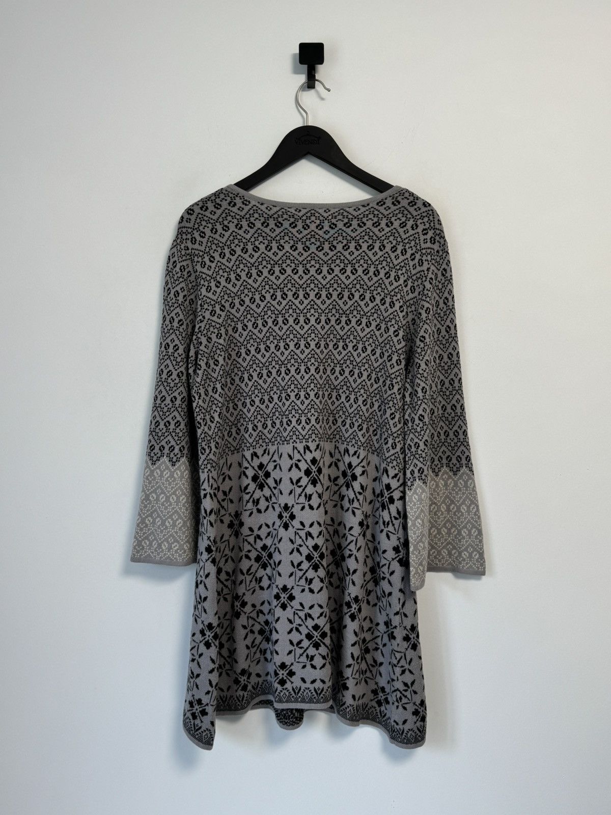 Gudrun Sjoden Gudrun Sjoden Knitted Cotton All Over Printed Midi Dress Size XL / US 12-14 / IT 48-50 - 11 Thumbnail