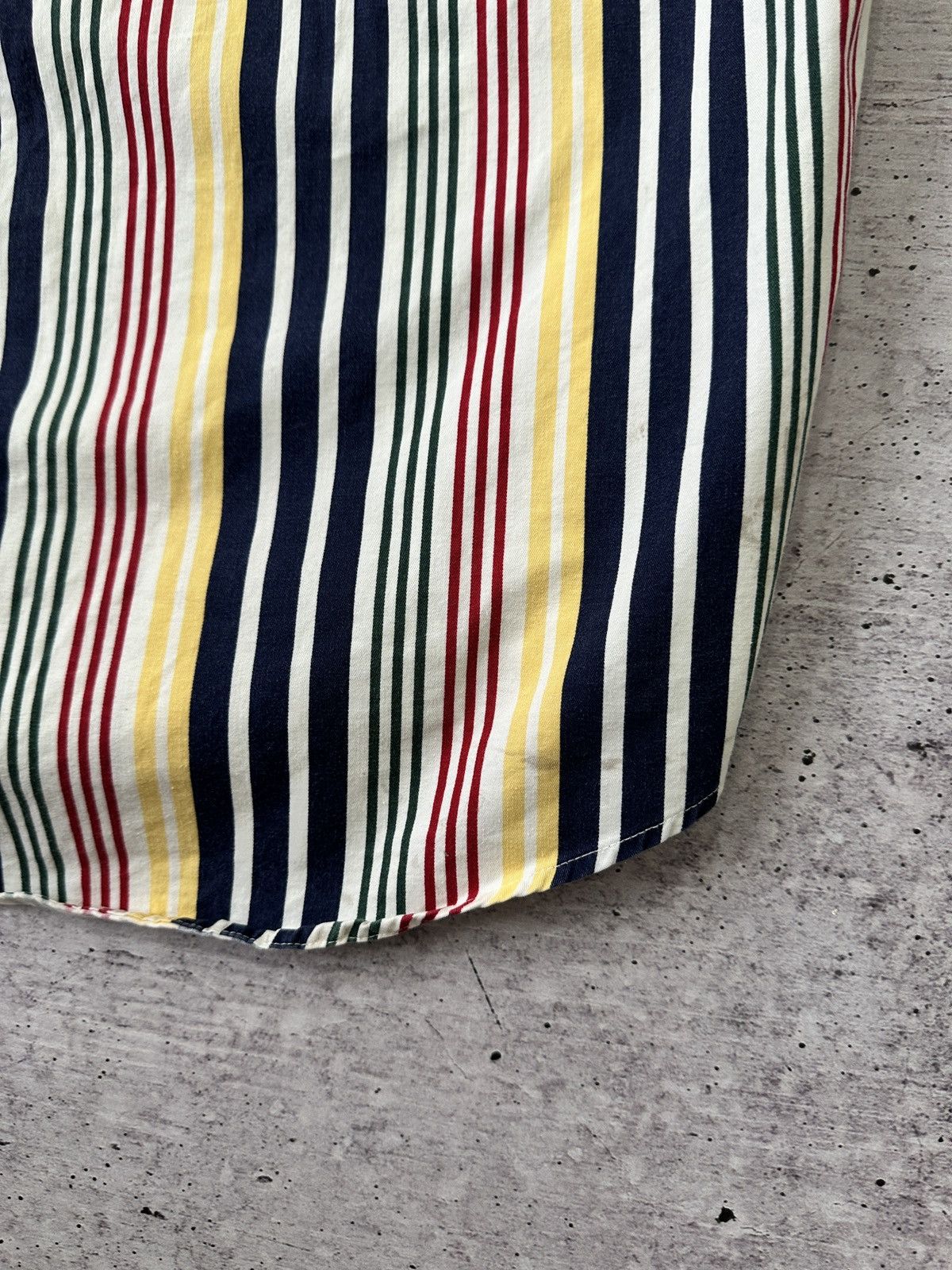 Tommy Hilfiger × Vintage Tommy Hilfiger Y2K Striped Shirt Notorious BIG style Size US XL / EU 56 / 4 - 8 Thumbnail