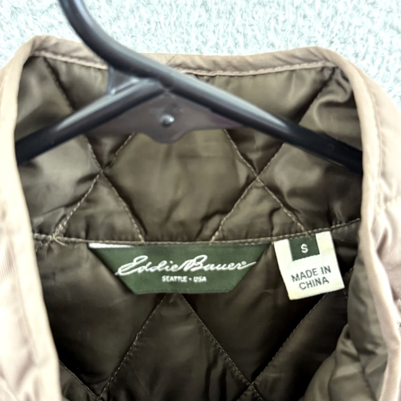 Eddie Bauer Eddie Bauer Puffer Jacket Women Small Brown EB550 Goose Down Quilted Lightweight Jacket Size S / US 4 / IT 40 - 6 Thumbnail