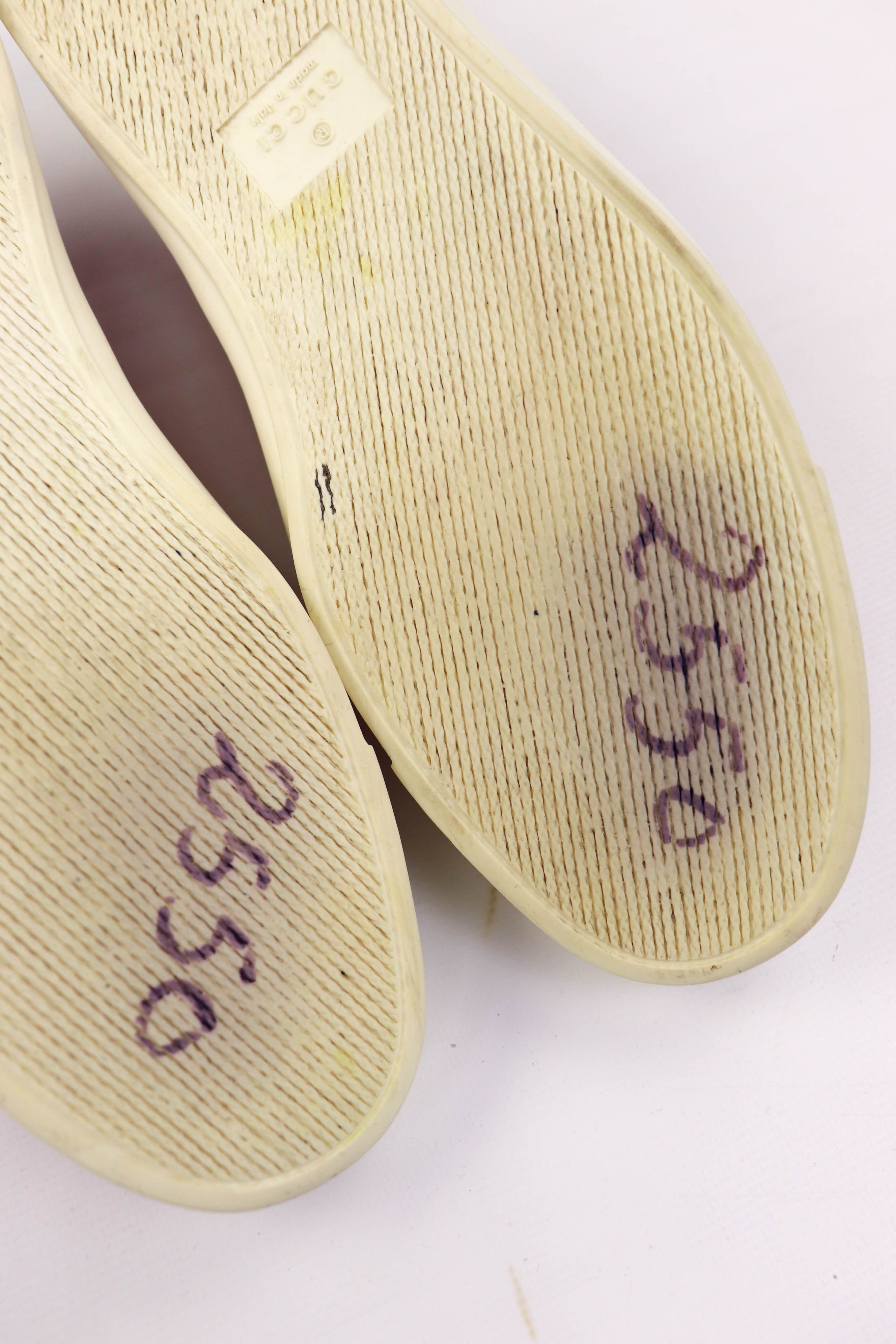 Gucci “Fashion Pink” Leather GG Monogram Slip On Shoes