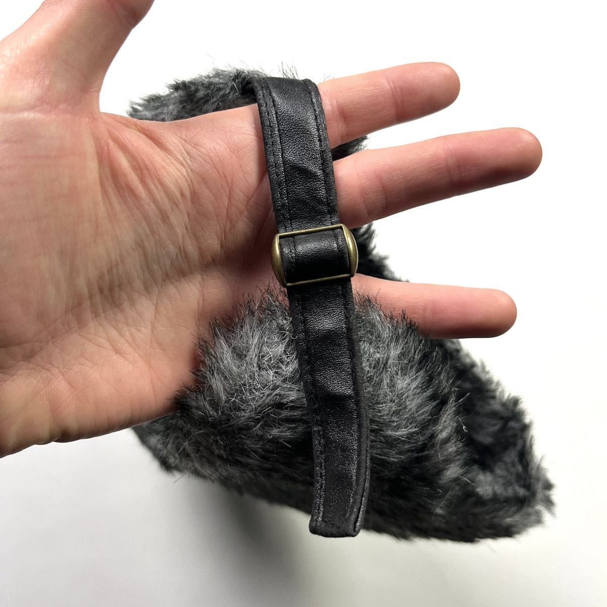 Hysteric Glamour 🐺 Y2K Faux Fur Ushanka Vintage Fuzzy Warm Trapper Hat Size ONE SIZE - 4 Thumbnail