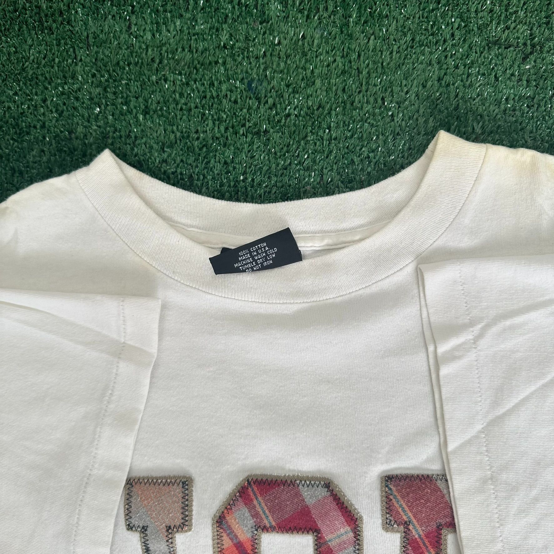 NCAA Vintage 90s University South Florida T-Shirt USF Plaid Singl Size US XL / EU 56 / 4 - 3 Thumbnail
