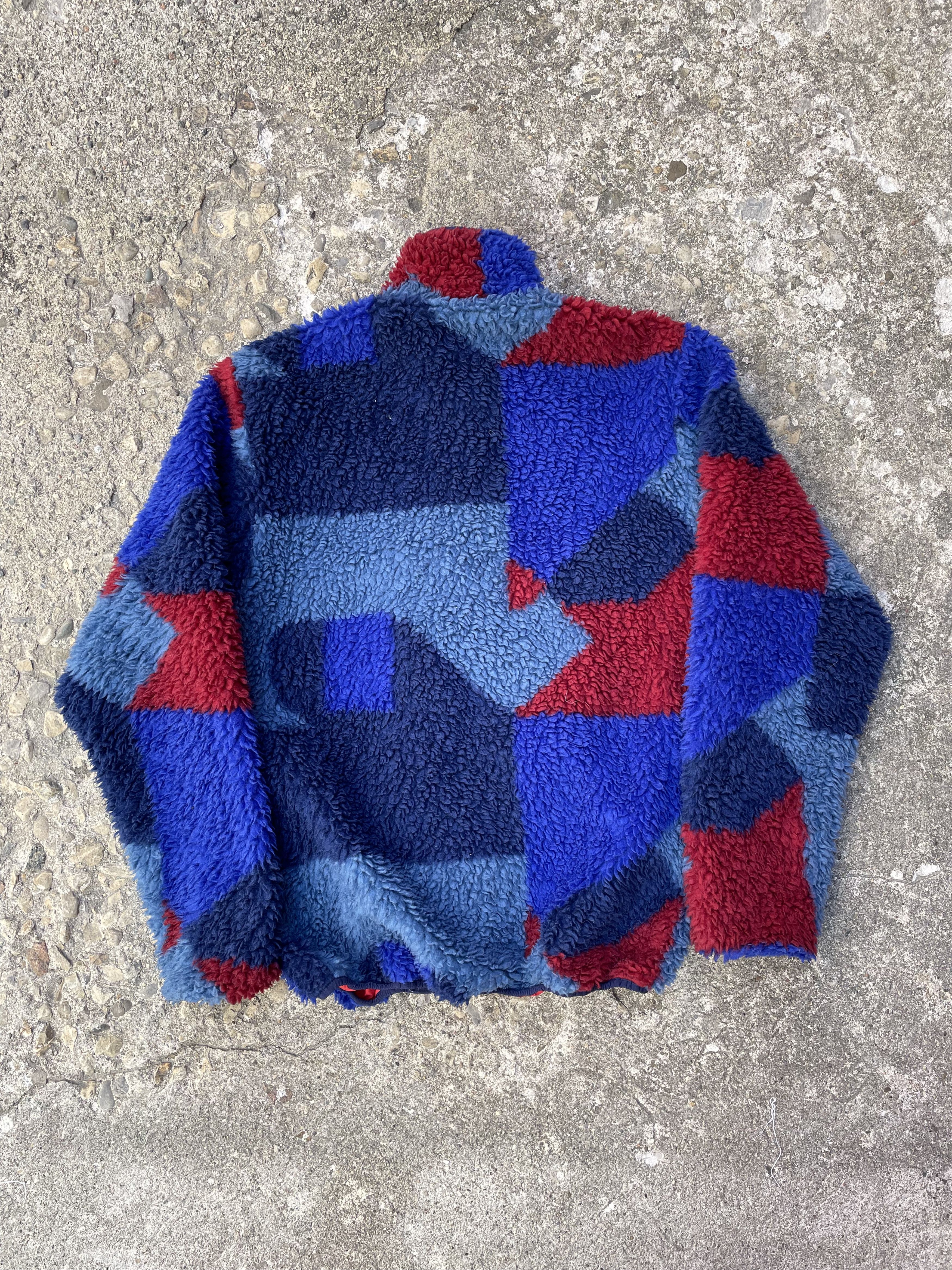 Patagonia × Vintage 2013/2014 Patagonia Retro X Patterned Deep Pile Fleece Size US L / EU 52-54 / 3 - 2 Thumbnail