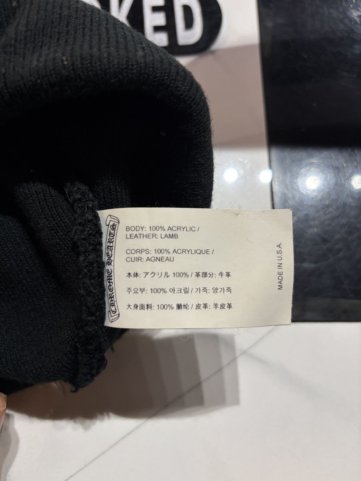 Chrome Hearts EXCLUSIVE CHROME HEARTS SEX RECORDS BEANIE Size ONE SIZE - 3 Thumbnail