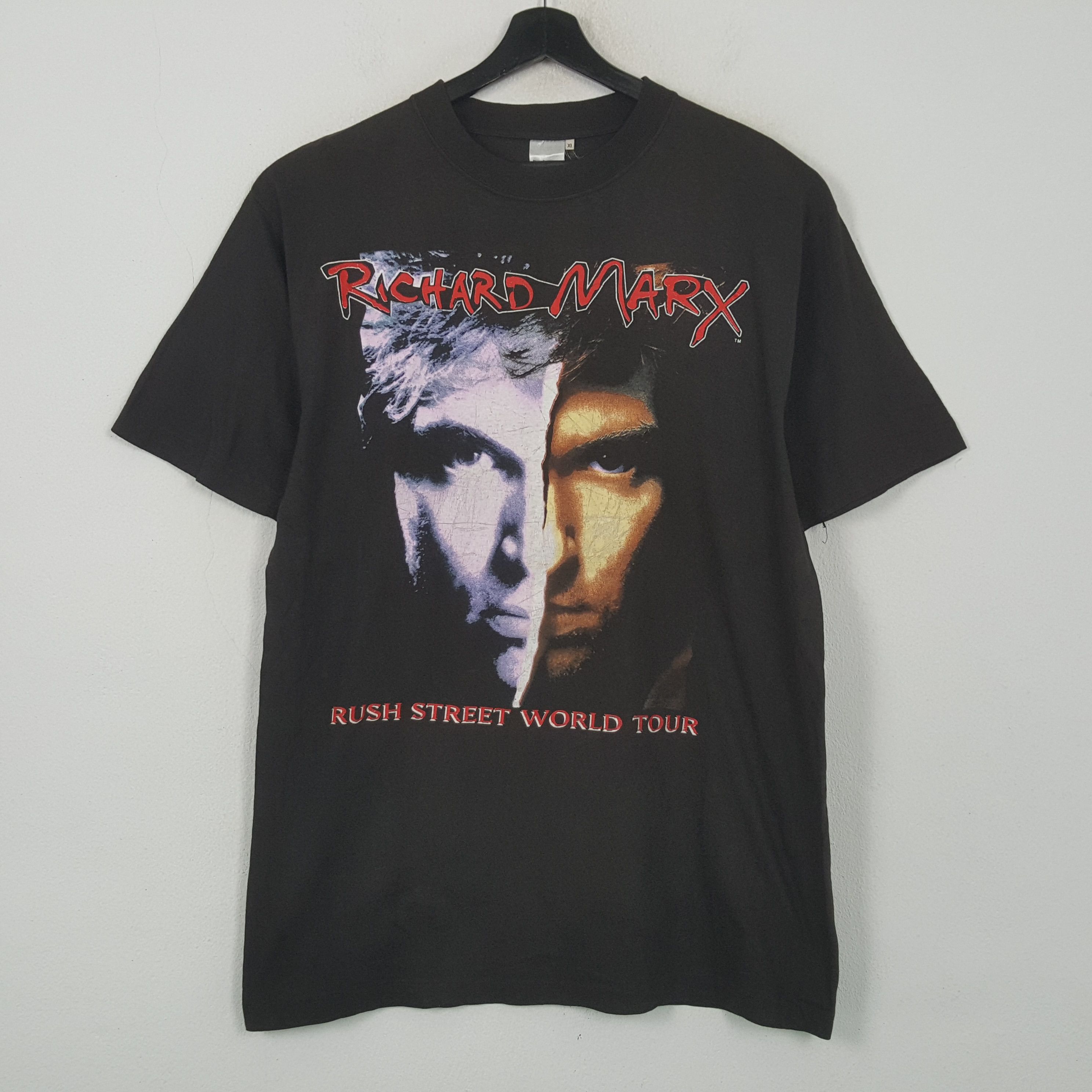 Vintage Richard Marx Rush Street World Tour Vintage Tshirt RR7 Size US L / EU 52-54 / 3 - 1 Thumbnail