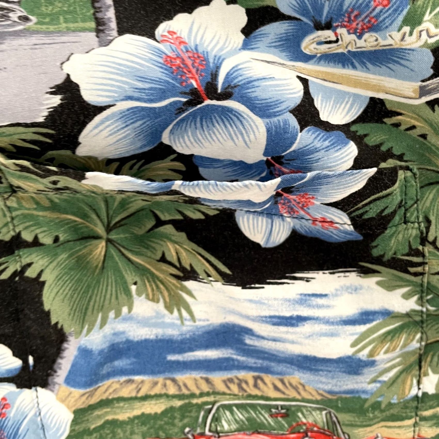 Reyn Spooner VINTAGE Reyn Spooner Shirt Adult 2XL Hawaiian Floral Chevy Cars Button Up Short Sleeve Size US XXL / EU 58 / 5 - 4 Thumbnail