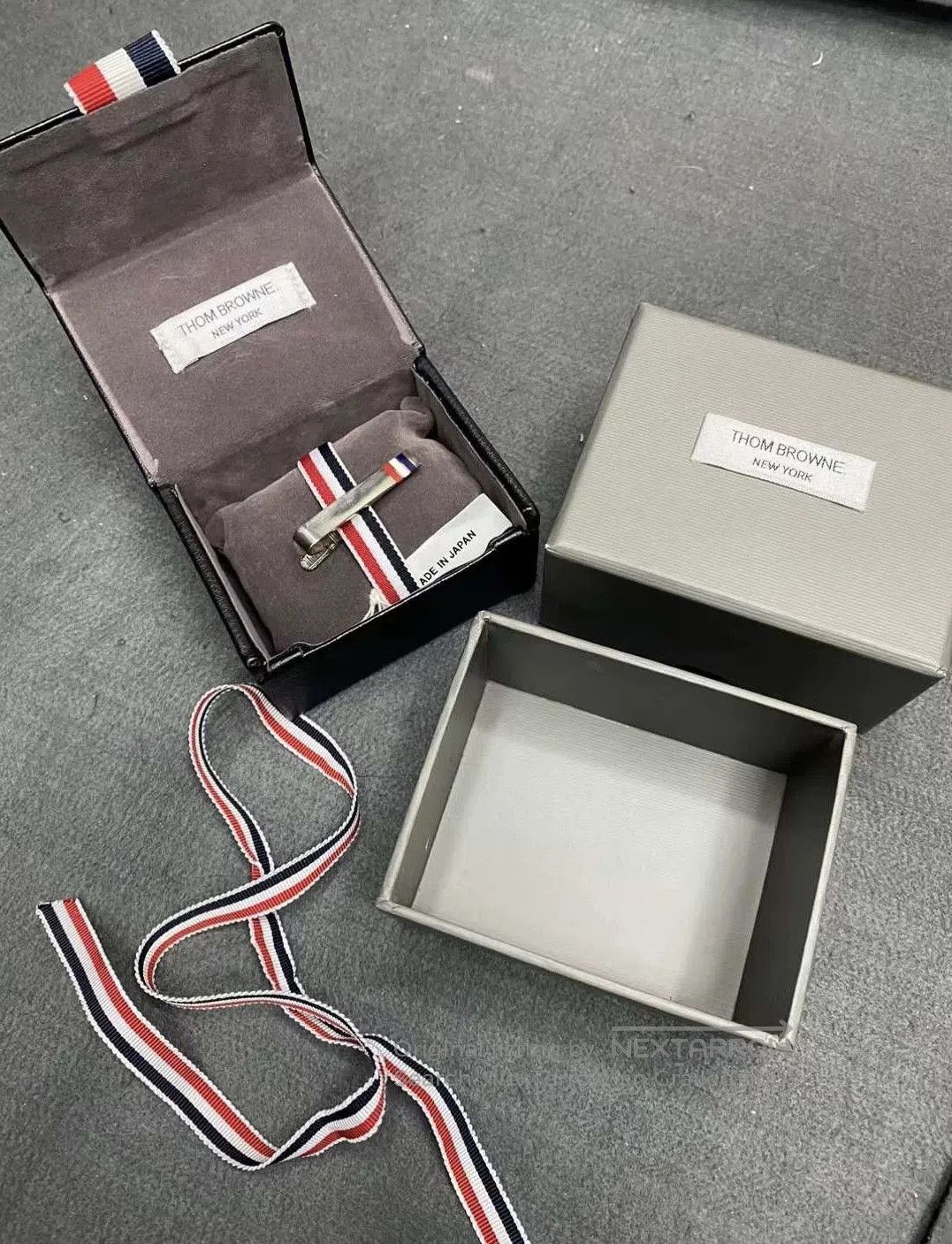 Thom Browne THOM BROWNE Sterling Silver Enamel Tie Clip. Size ONE SIZE - 1 Thumbnail