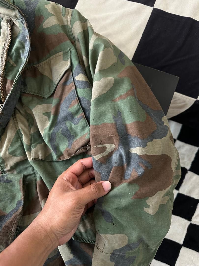 Vintage VINTAGE ARMY CAMOUFLAGE JACKET Size US M / EU 48-50 / 2 - 5 Thumbnail