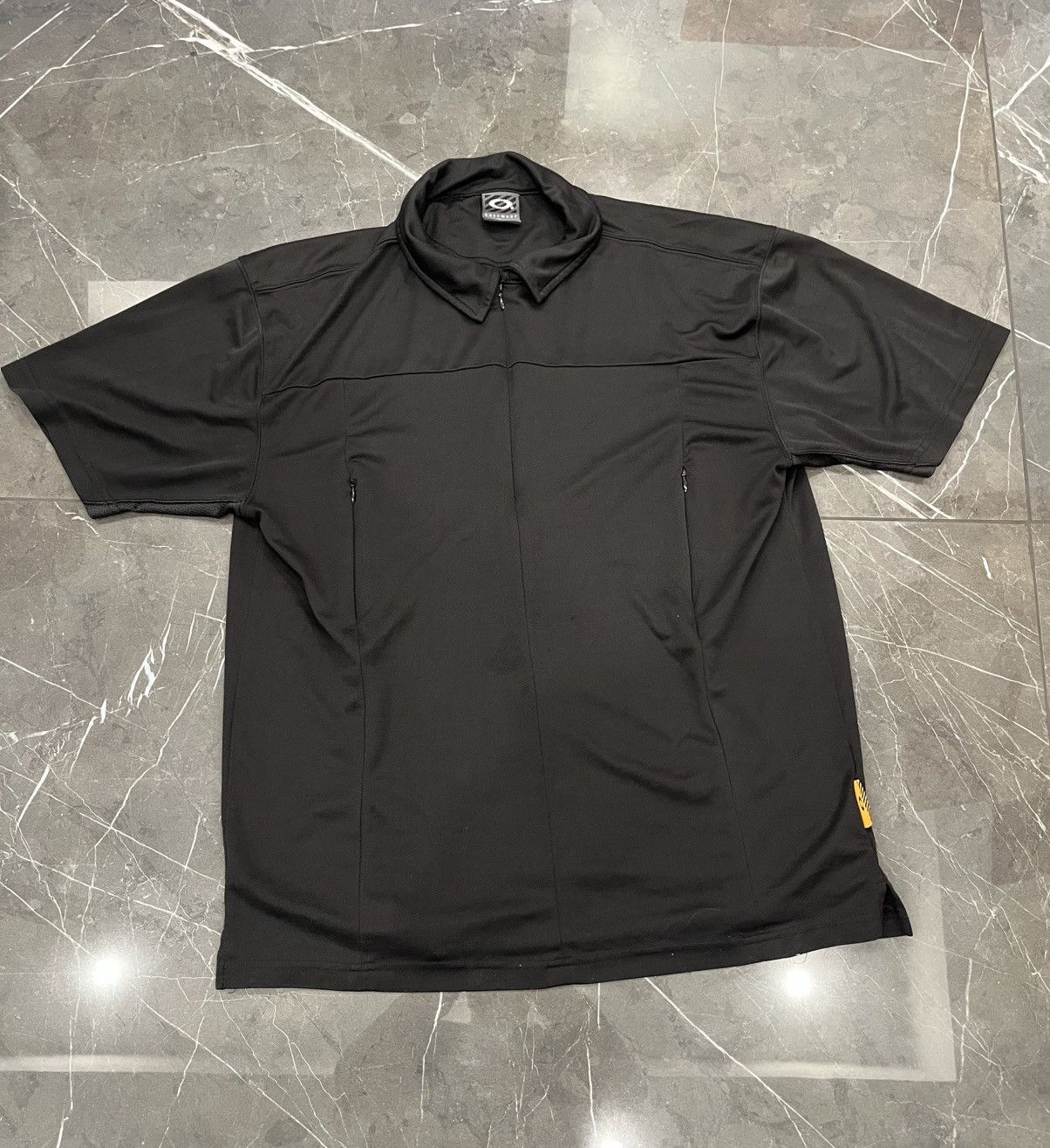 Oakley × Vintage Vintage Oakley Black 1/4 Zip Polo Shirt