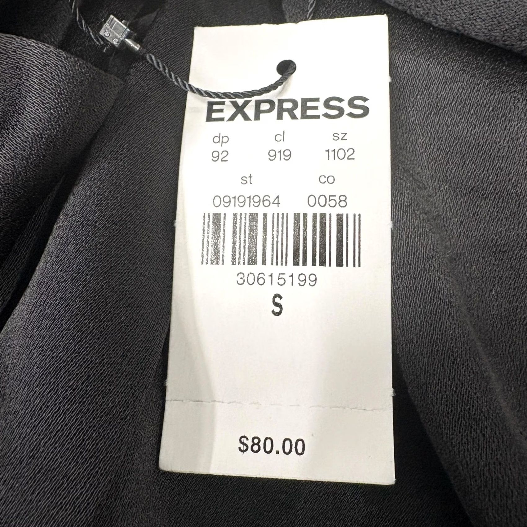 Express Express Pants Womens Small Black Satin Career Wide-Leg Belted, Pull On, 33in Inseam, 28in Waist, Vintage No, Dress Pants, Satin, Solid, XS? Size 28" / US 6 / IT 42 - 6 Thumbnail