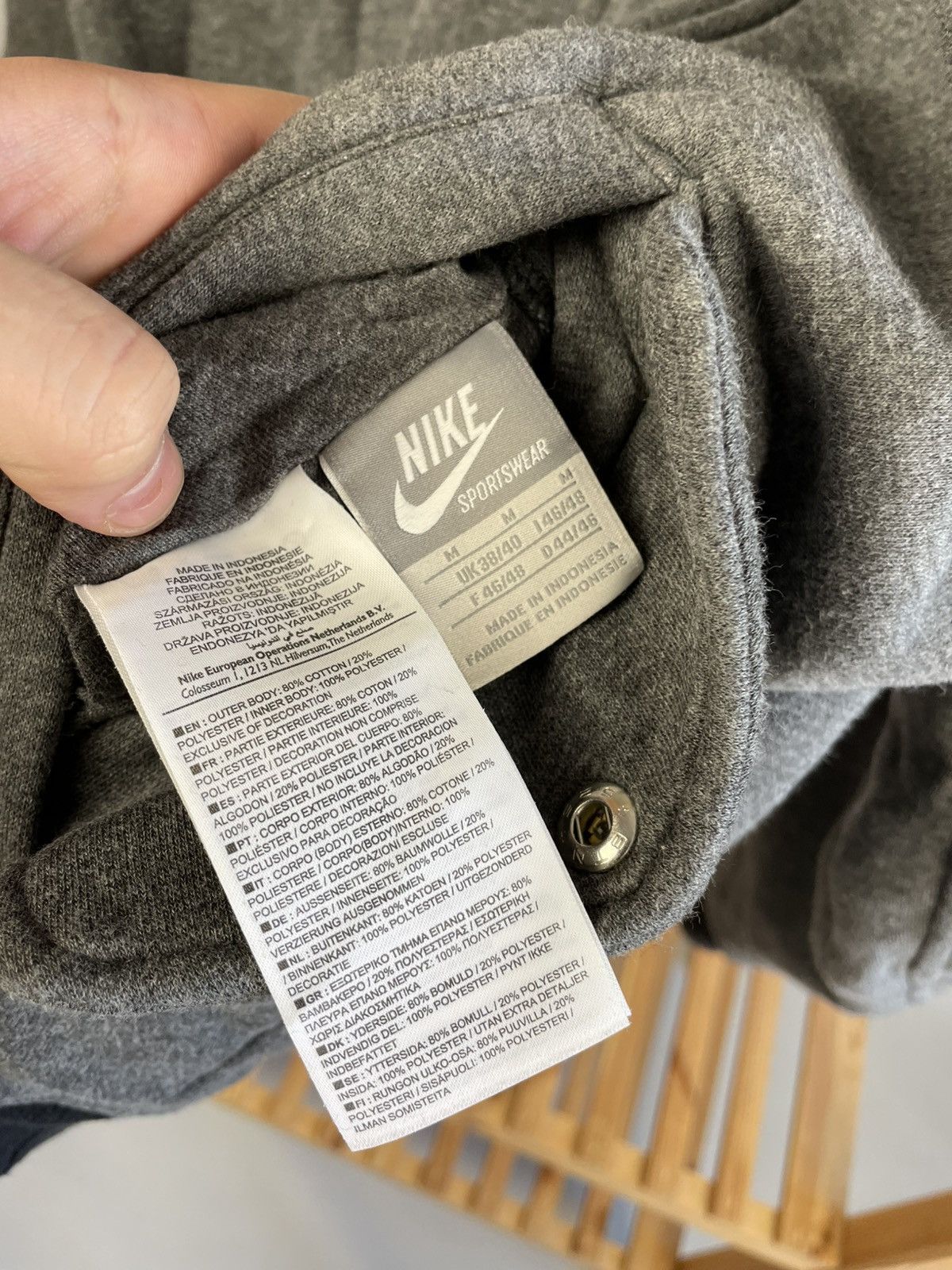 Nike Nike vintage reversible bomber jacket size M Size US M / EU 48-50 / 2 - 9 Thumbnail