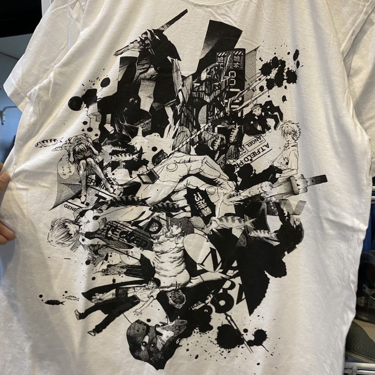 Band Tees Neon Genesis Evangelion 2007 Shonen Ace 13th Anniversary Tee Size US S / EU 44-46 / 1 - 3 Thumbnail
