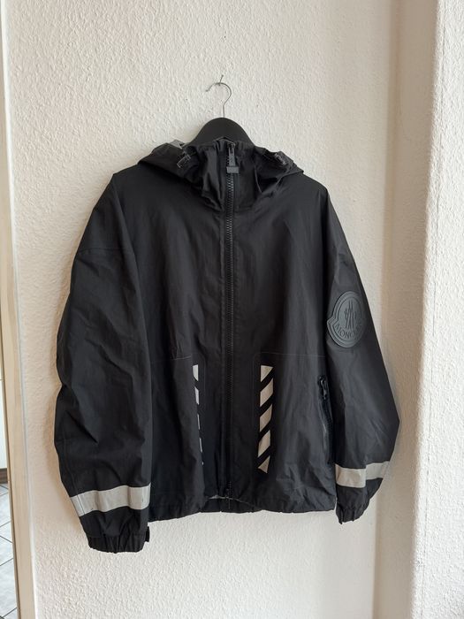 Moncler x off clearance white jacket