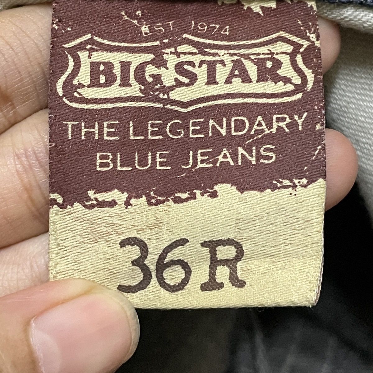 Big Star × Vintage Rare Design Vintage Brand Big Star Baggy Jeans 2000s Size US 36 / EU 52 - 11 Thumbnail