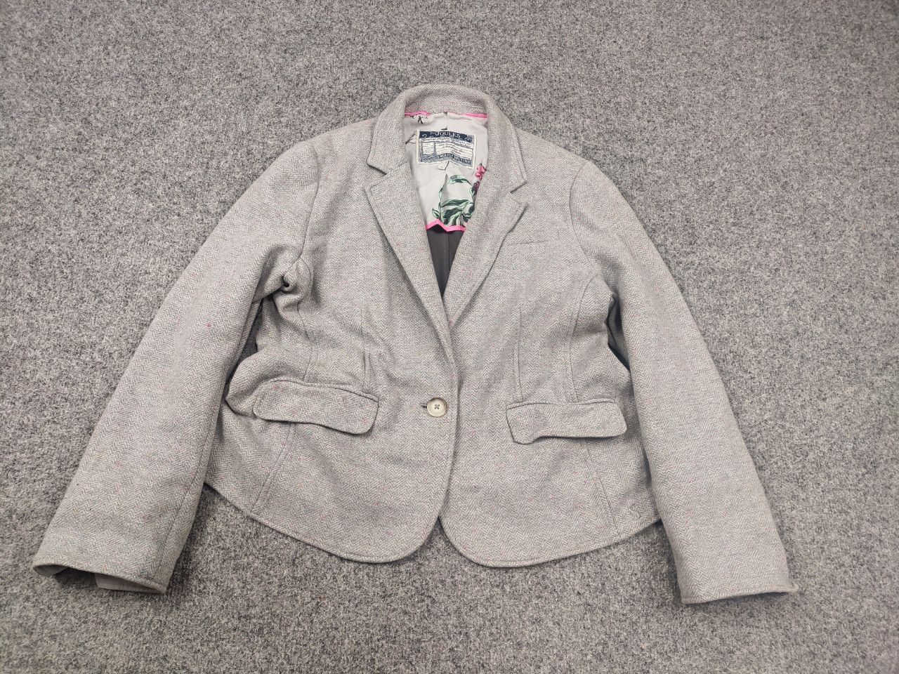 Vintage Joules Boldly british olivia Henford Combined Blazer Jacket Size L / US 10 / IT 46 - 3 Thumbnail