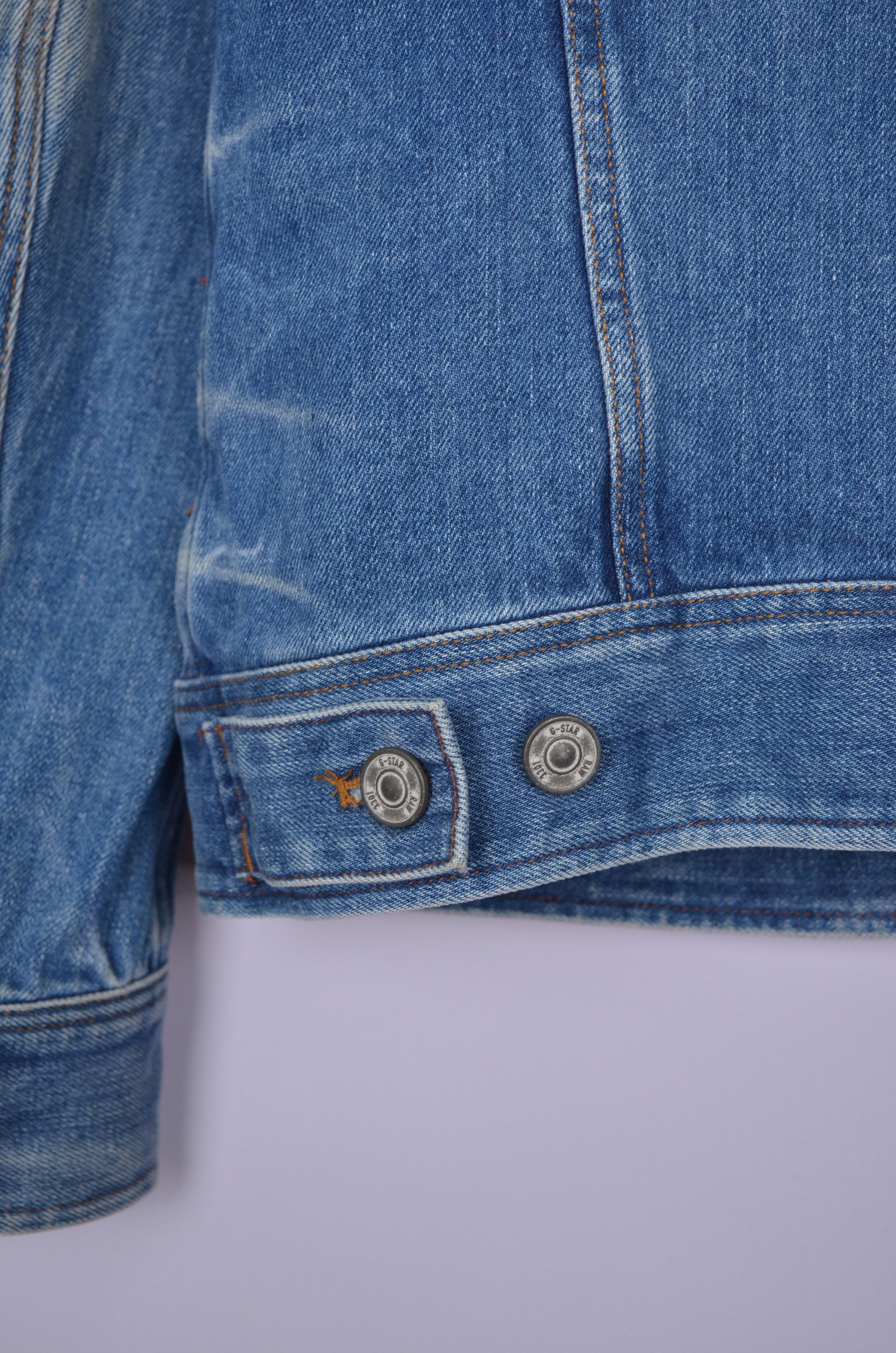 Designer × G-Star G-STAR Slim Tailor 3D JKT Jacket Denim Trucker Faded M Size US M / EU 48-50 / 2 - 14 Thumbnail