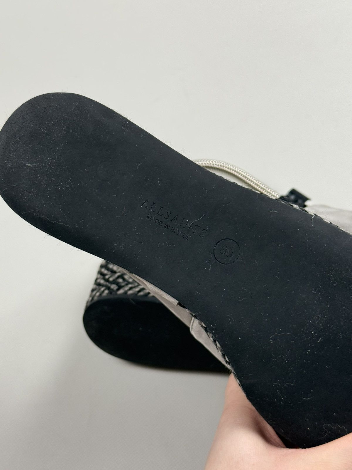 Allsaints × Japanese Brand Allsaints Ladies Leather Platform Loafers Shoes Size 38 Size US 8 / IT 38 - 20 Thumbnail