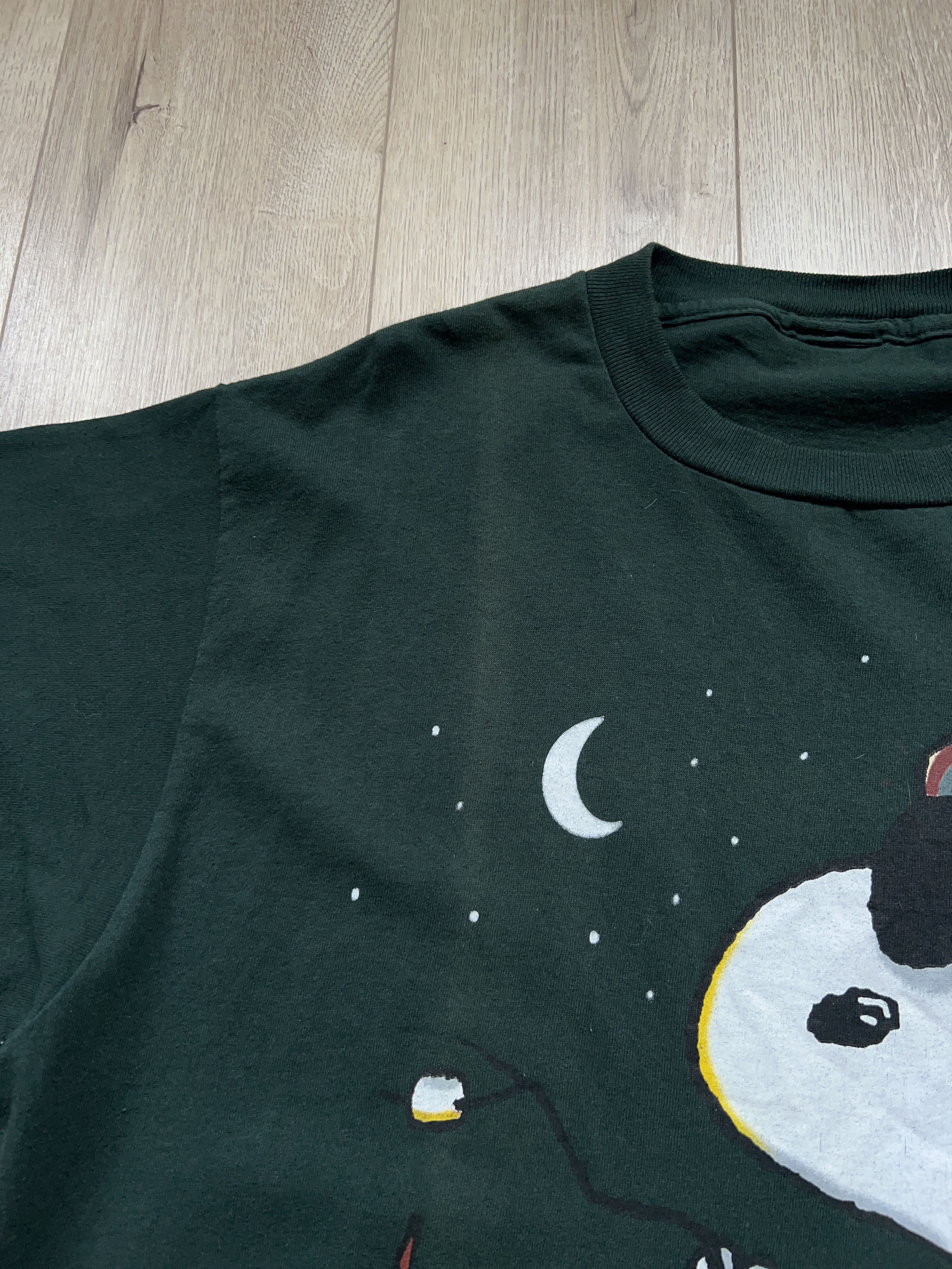 Cartoon Network × Peanuts × Vintage Snoopy Joe Camper Peanuts Comics Green T Shirt Tee XL Size US XL / EU 56 / 4 - 3 Thumbnail
