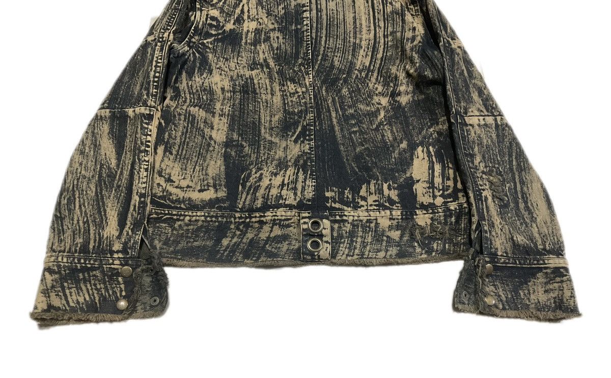 14th Addiction × If Six Was Nine × In The Attic 🔥Sick Y2K In The Attic Mud Wash Denim Jacket Hooded Size US L / EU 52-54 / 3 - 10 Thumbnail
