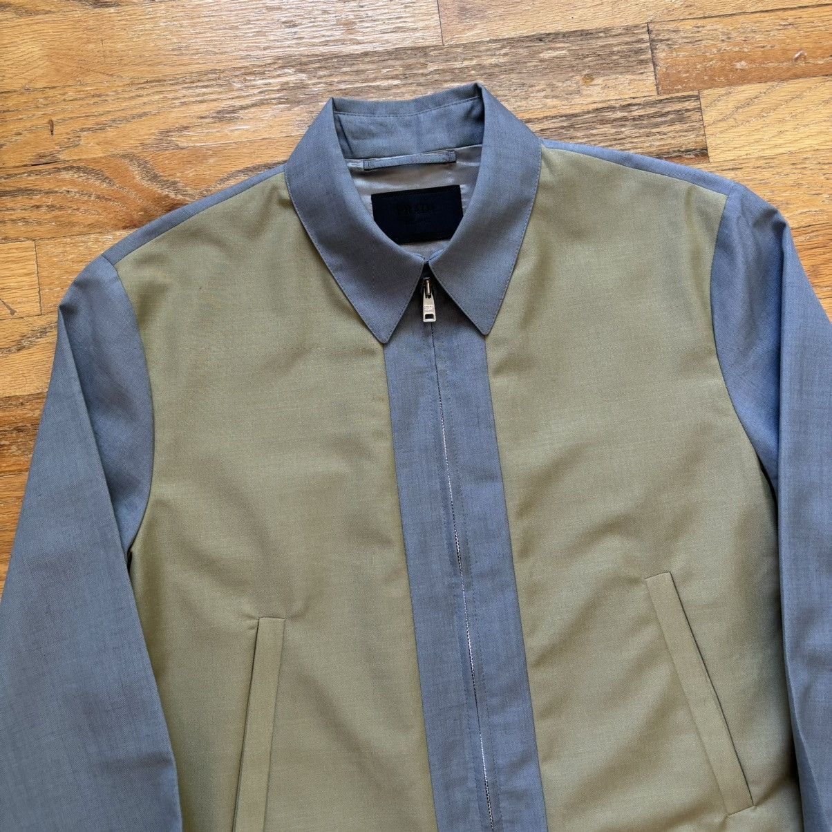 Prada SS2018 Wool/Mohair Colorblock Bowling Jacket Size US S / EU 44-46 / 1 - 2 Thumbnail