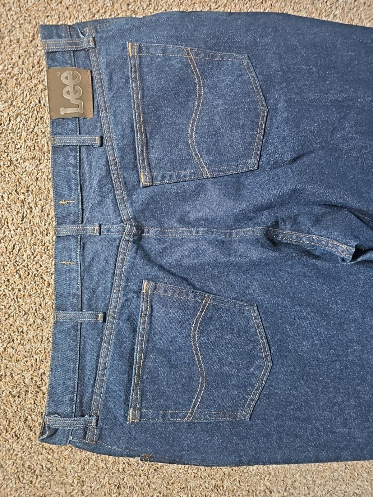 Lee LEE Regular Fit 44x30 Straight Cut Jeans Size US 44 / EU 60 - 6 Thumbnail