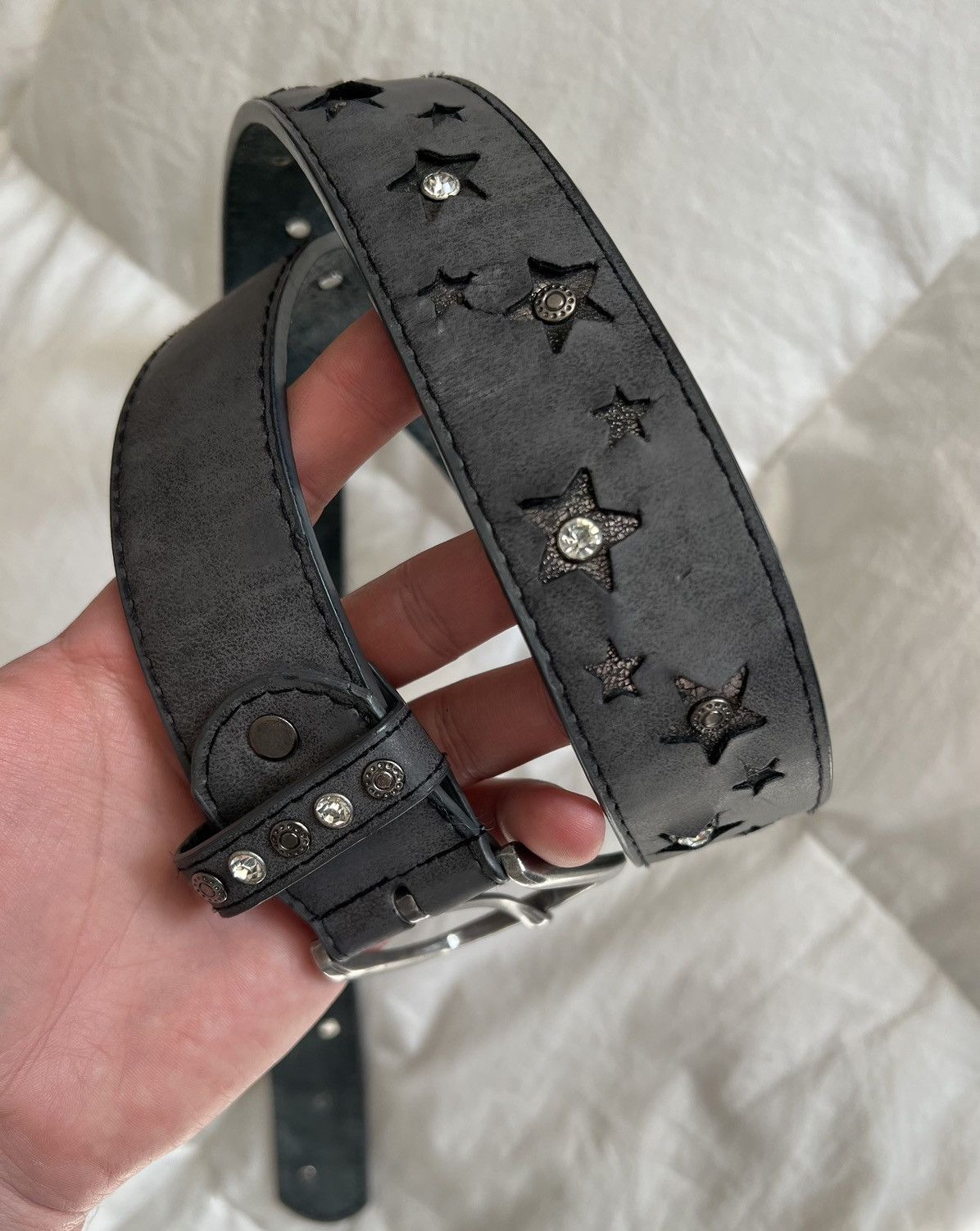 Hysteric Glamour × If Six Was Nine × Vintage Y2K Vintage Leather Belt BB Simon Style Size ONE SIZE - 3 Thumbnail