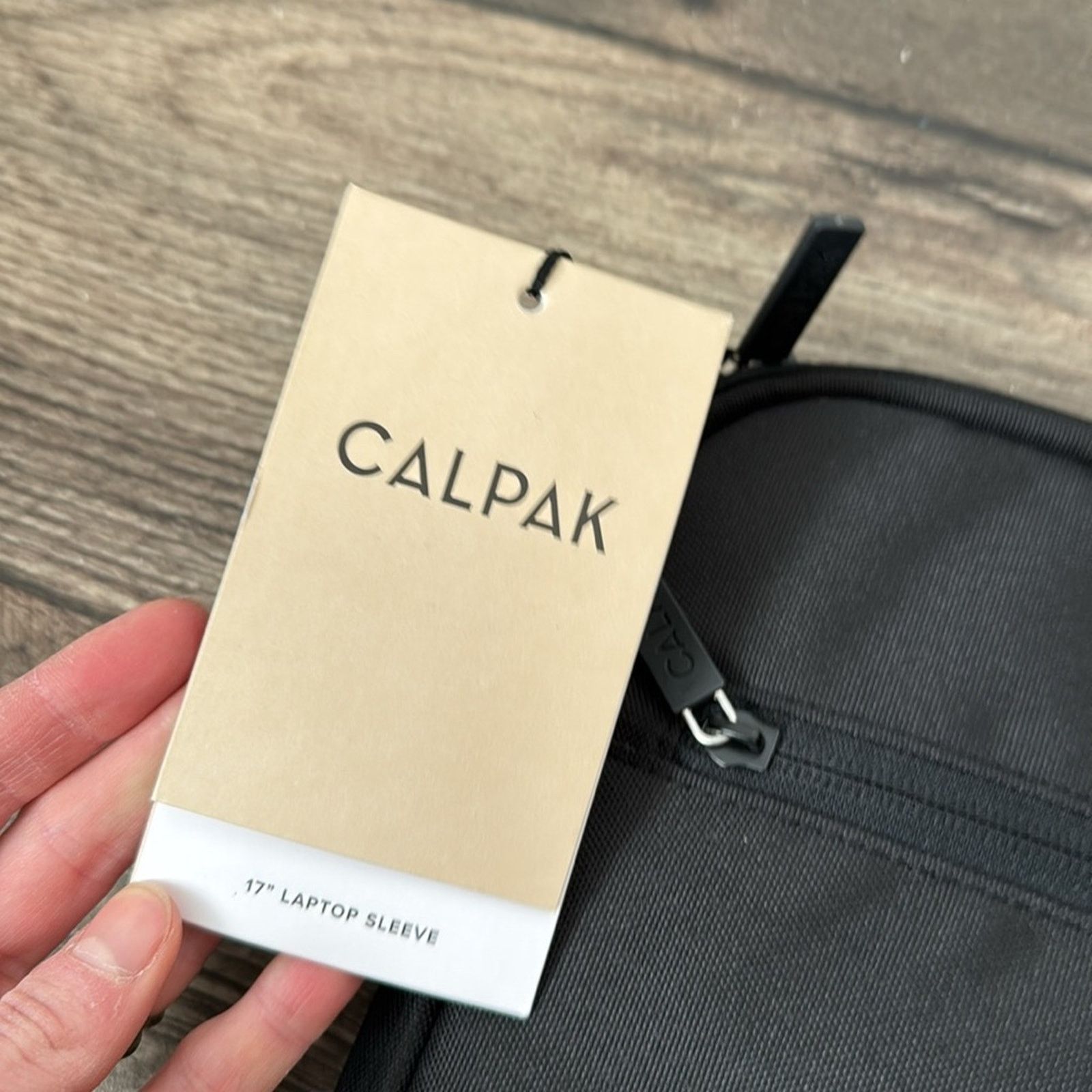 Other NWT CALPAK 17” Laptop Sleeve in Black Size ONE SIZE - 2 Thumbnail