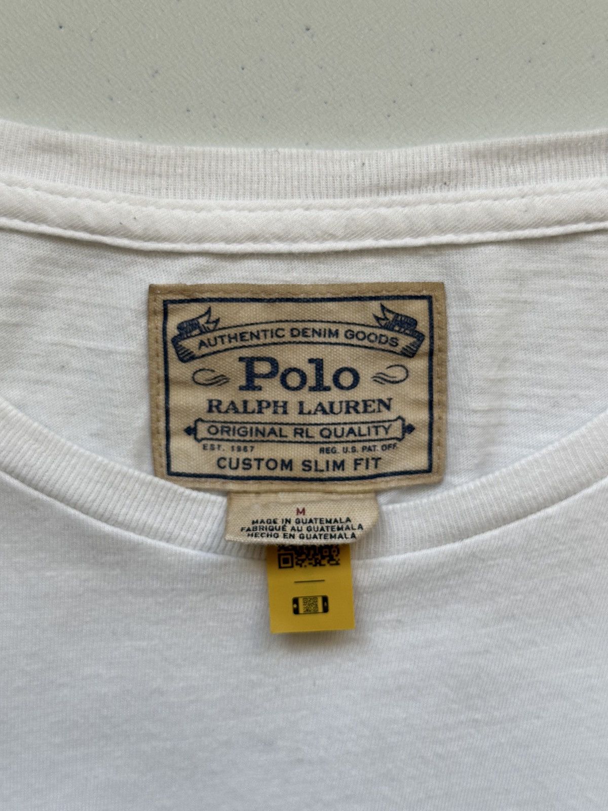 Polo Ralph Lauren Polo Ralph Lauren Box Logo Tee Size US M / EU 48-50 / 2 - 8 Thumbnail