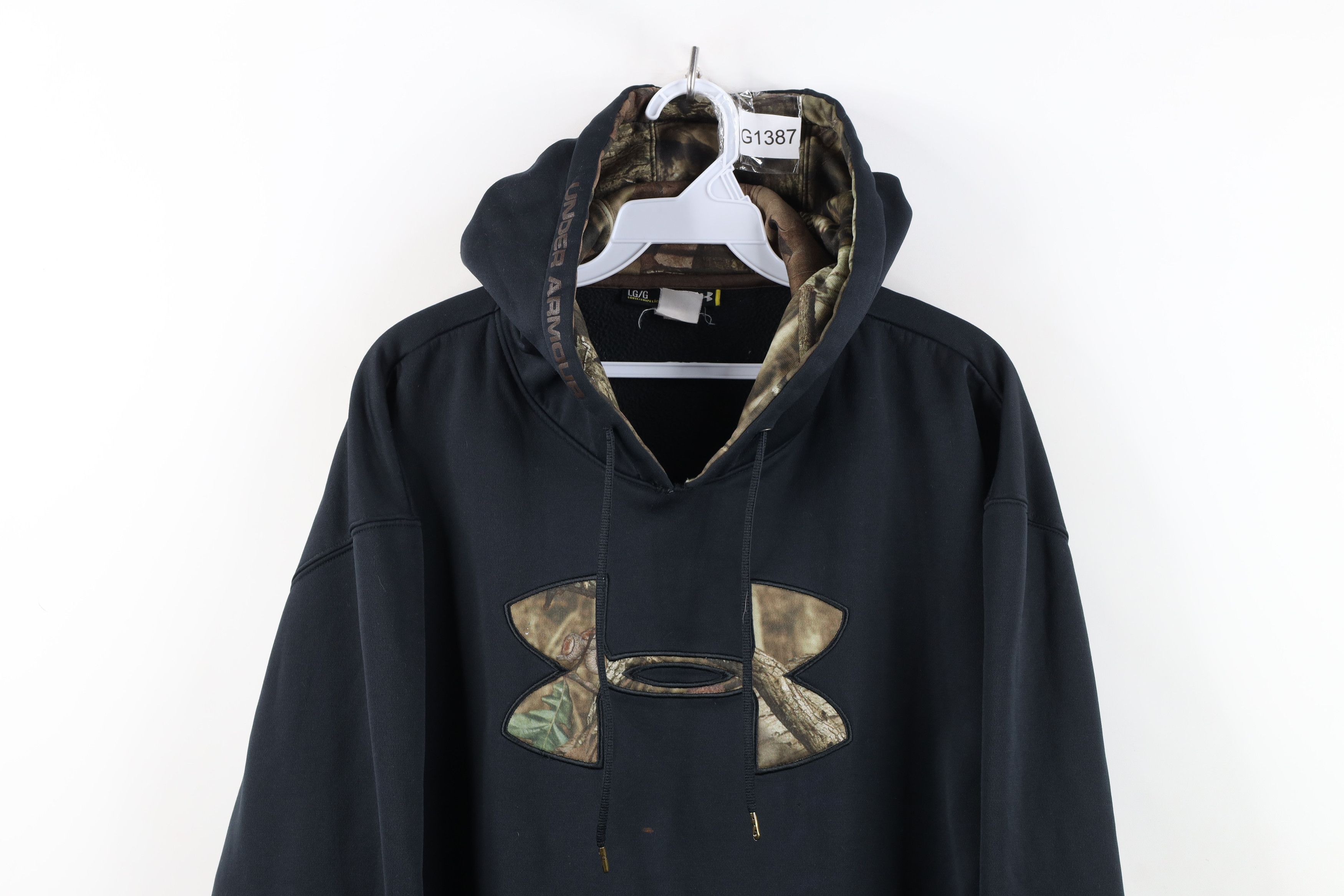 Under Armour Under Armour Storm Camouflage Hoodie Sweatshirt Black Size US L / EU 52-54 / 3 - 2 Thumbnail