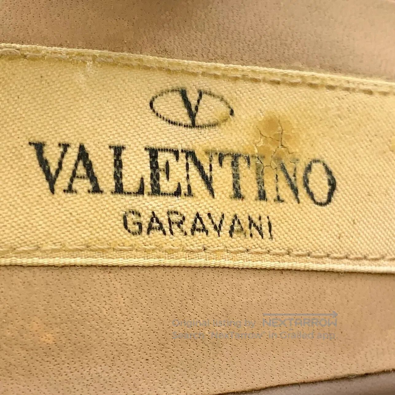 Valentino Valentino Champagne Pointed Toe Stud One-Strap Stiletto Hi Size US 5 / IT 35 - 7 Thumbnail
