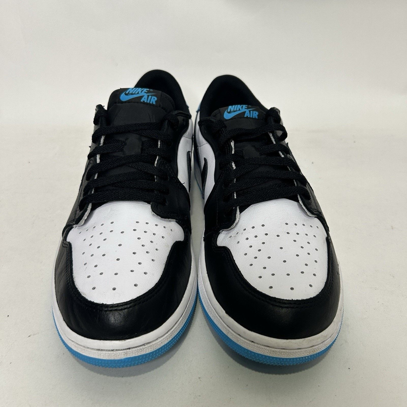 Jordan Brand Nike Air Jordan 1 Low Retro “UNC/Black Powder Blue White” Size US 15 / EU 48 - 2 Thumbnail