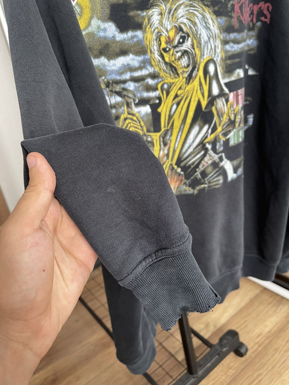 Iron Maiden Iron Maiden Killers Vintage Hoodie 90s Size US XL / EU 56 / 4 - 15 Thumbnail