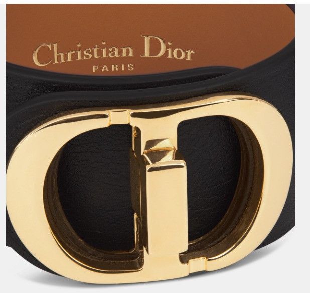 Dior o1w1db11024 Size: OS / Montaigne Cuff Bracelet in Black Size ONE SIZE - 3 Thumbnail
