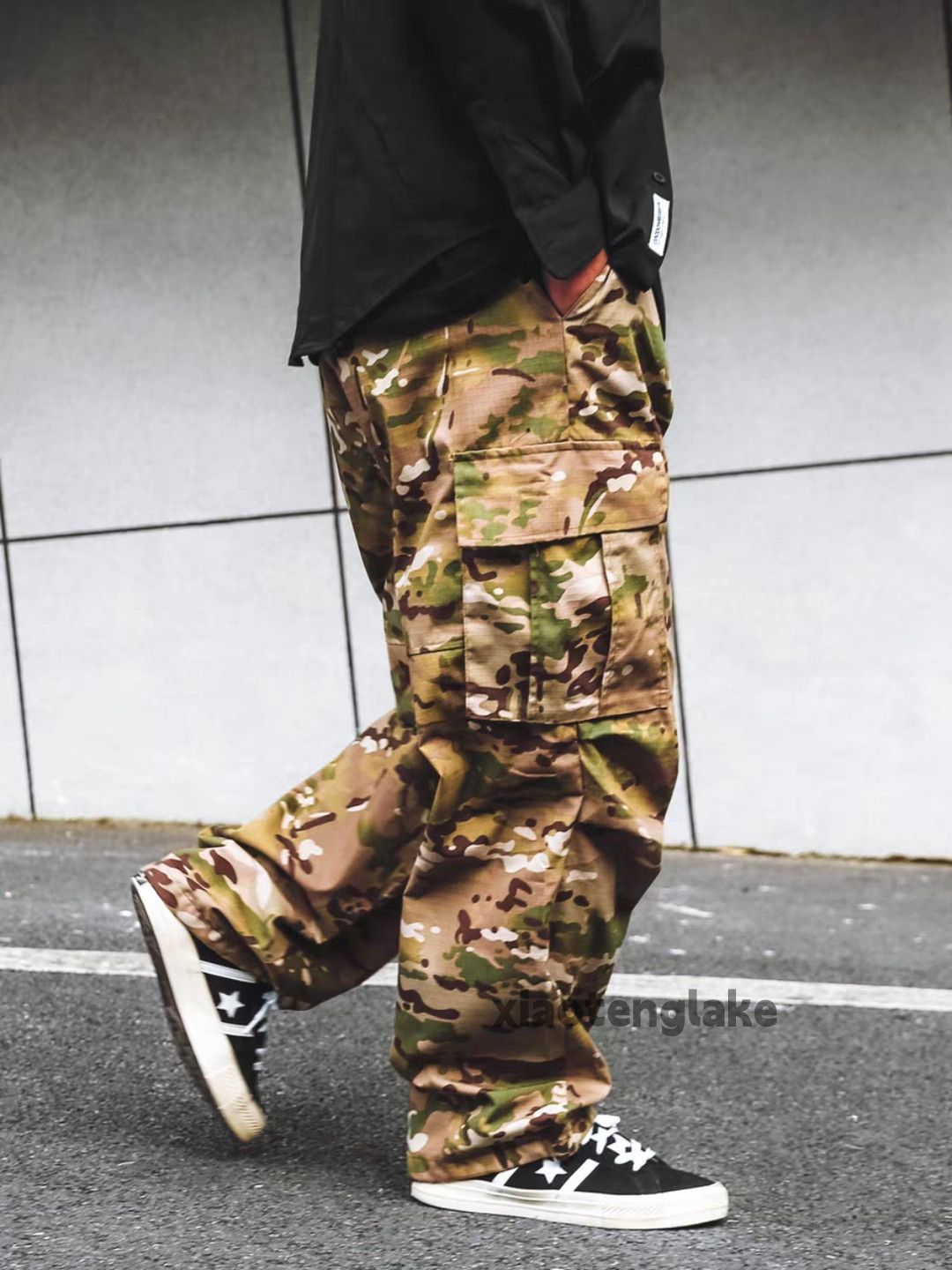 Vintage ltx utility skate hiphop loose baggy hiphop camo pants Size US 36 / EU 52 - 4 Thumbnail