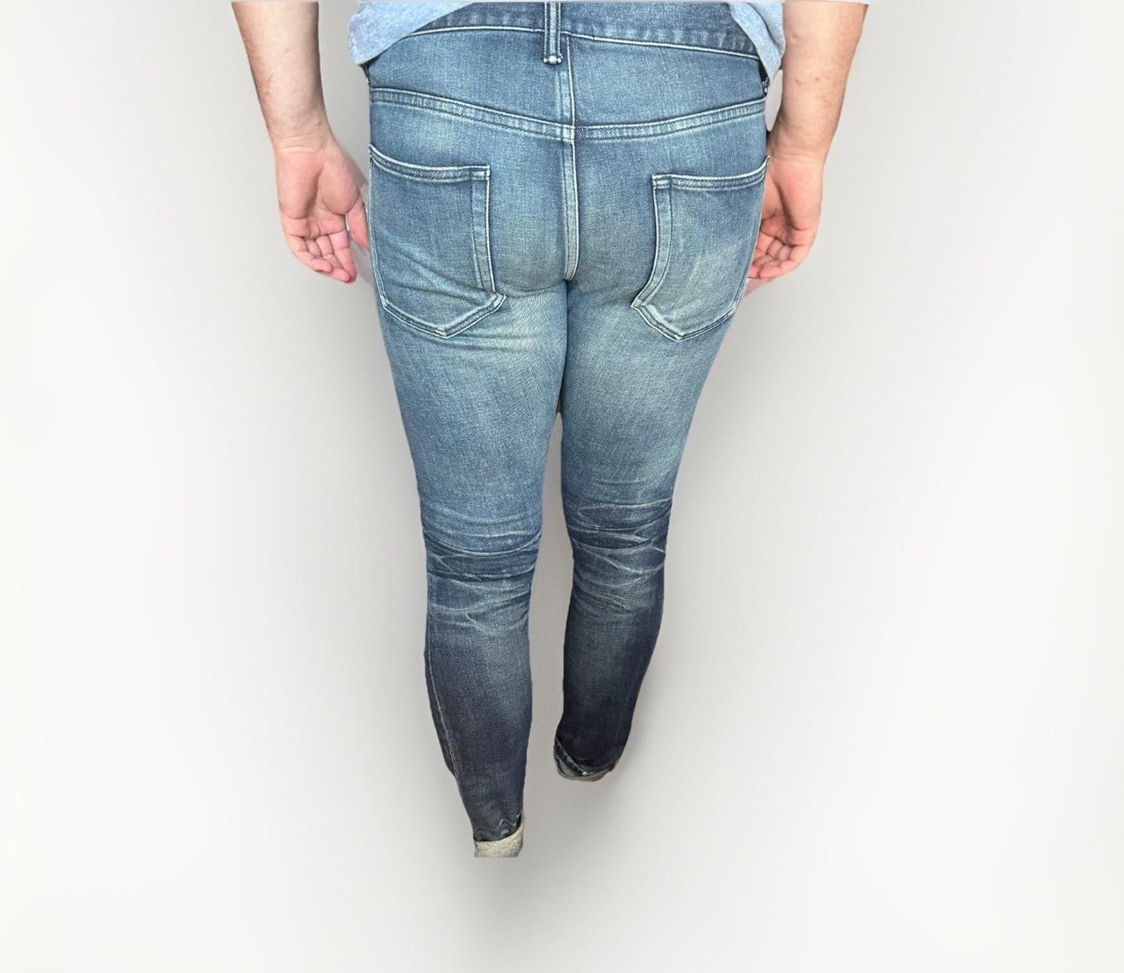 John Elliott John Elliott Skinny Jeans Blue W32 Made in Japan Denim Size US 32 / EU 48 - 2 Thumbnail