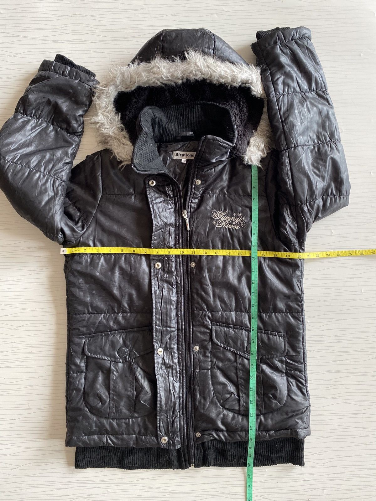 20471120 Sirmione Puffer Fur Hoodie ifsixwasnine lgb style Size US XL / EU 56 / 4 - 10 Thumbnail