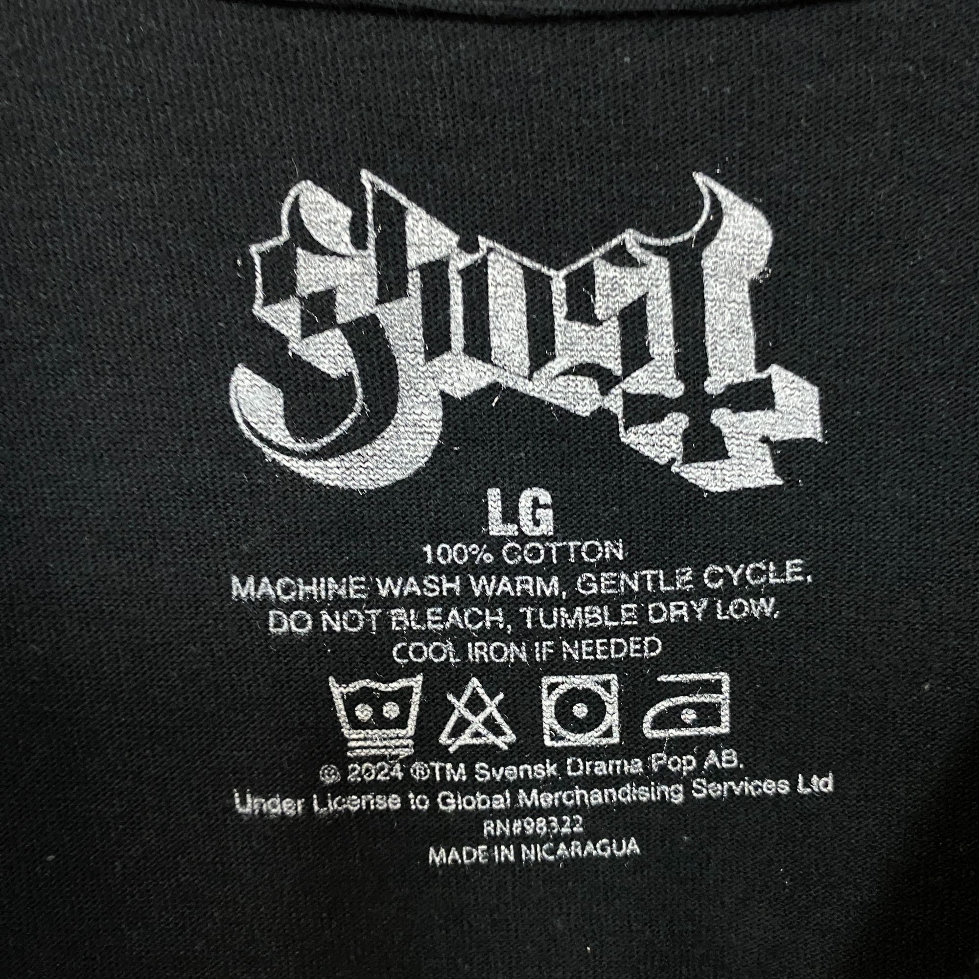 Band Tees Ghost Cardinal Copia Flaming Face Heart Hypnosis Graphic Des Size US L / EU 52-54 / 3 - 4 Thumbnail