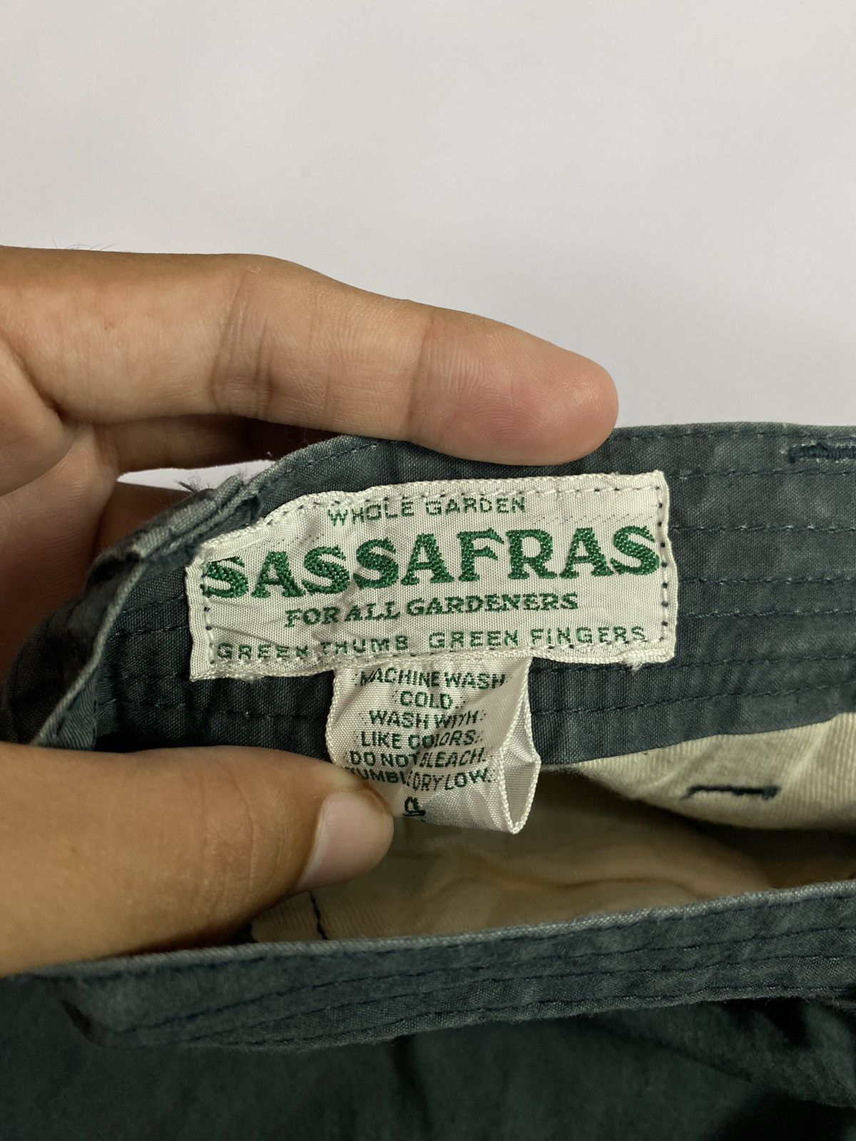 Japanese Brand × Sassafras × Vintage VTG Sassafras Unique Pocket Pant Size US 31 - 6 Thumbnail